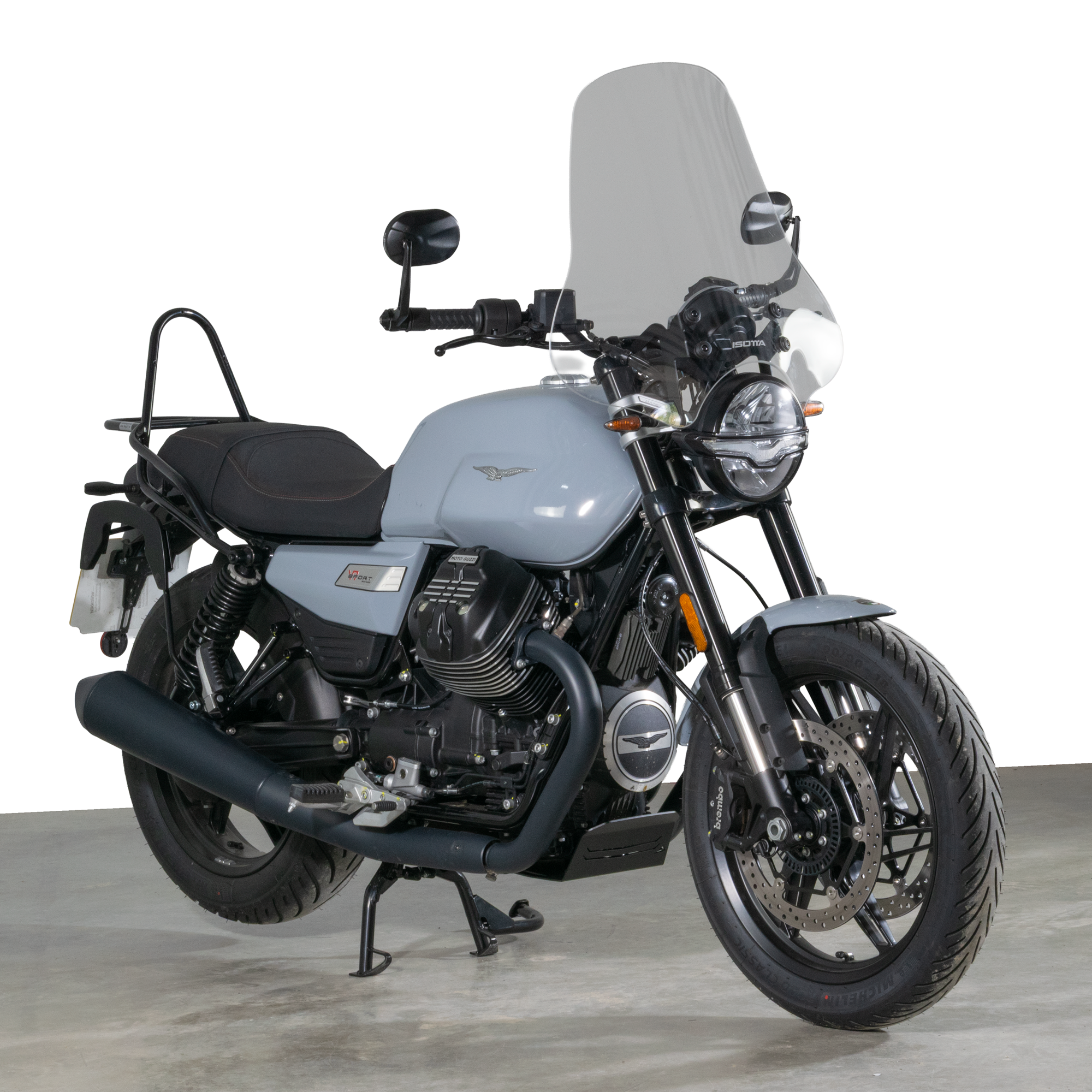 Pyramid Engine Guard | Matte Black | Moto Guzzi V7 Sport 850 2025>Current -  Shop name