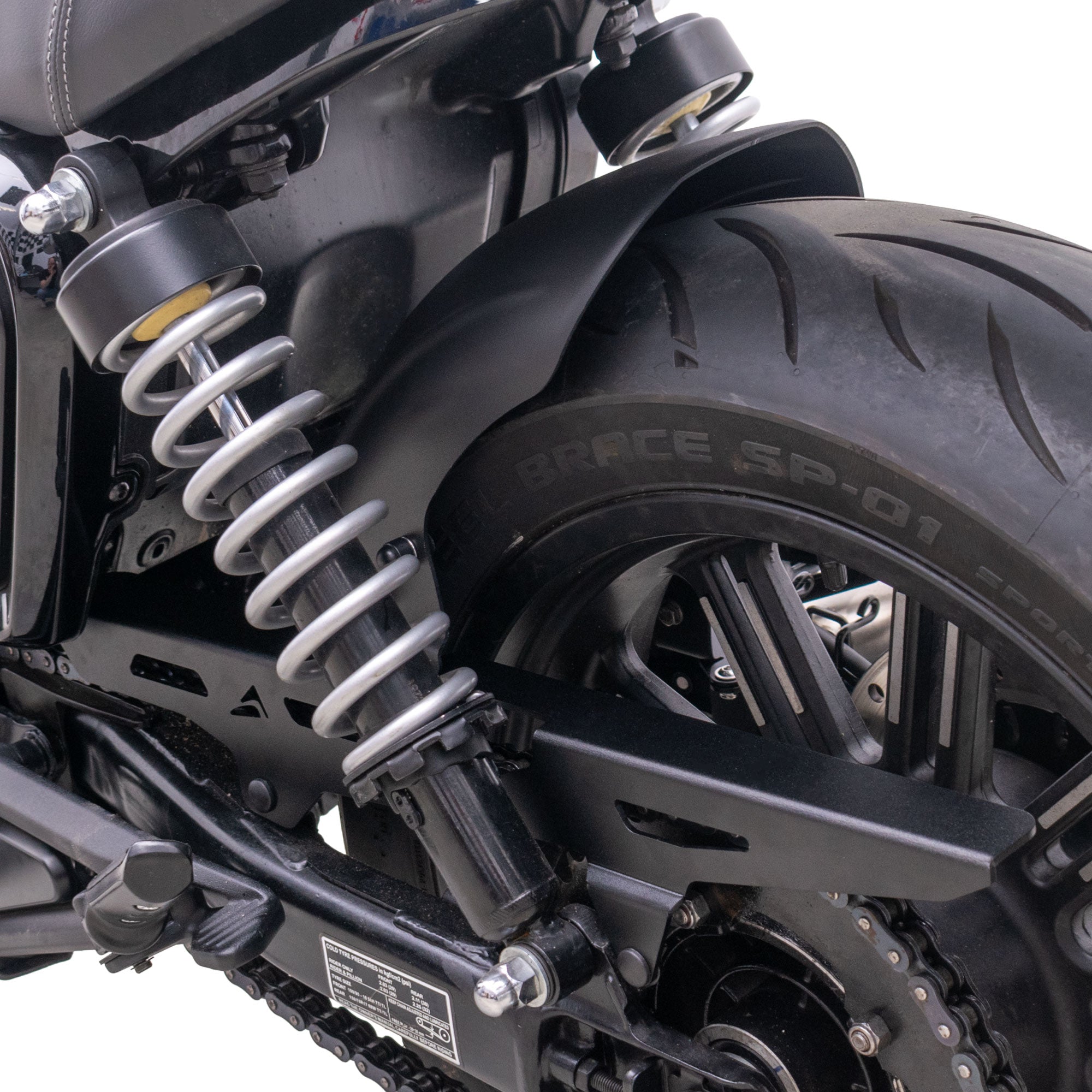 Pyramid Hugger | Matte Black | BSA Bantam 350 2026>Current -   Pyramid Motorcycle Accessories