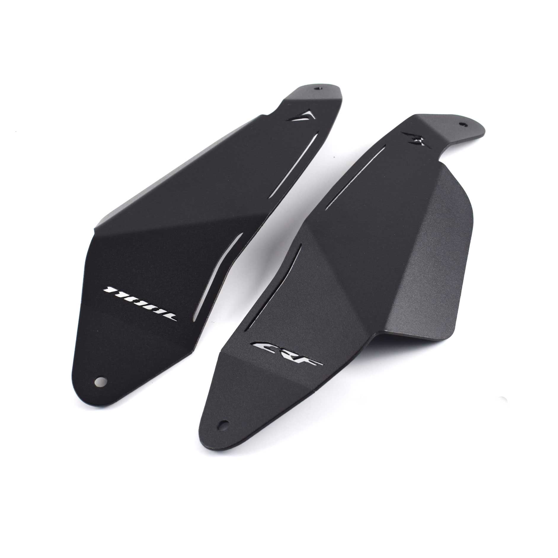 Pyramid Wind Deflector | Matte Black | Honda CRF 1100L Africa Twin Adventure Sports 2020>2025 -   Pyramid Motorcycle Accessories