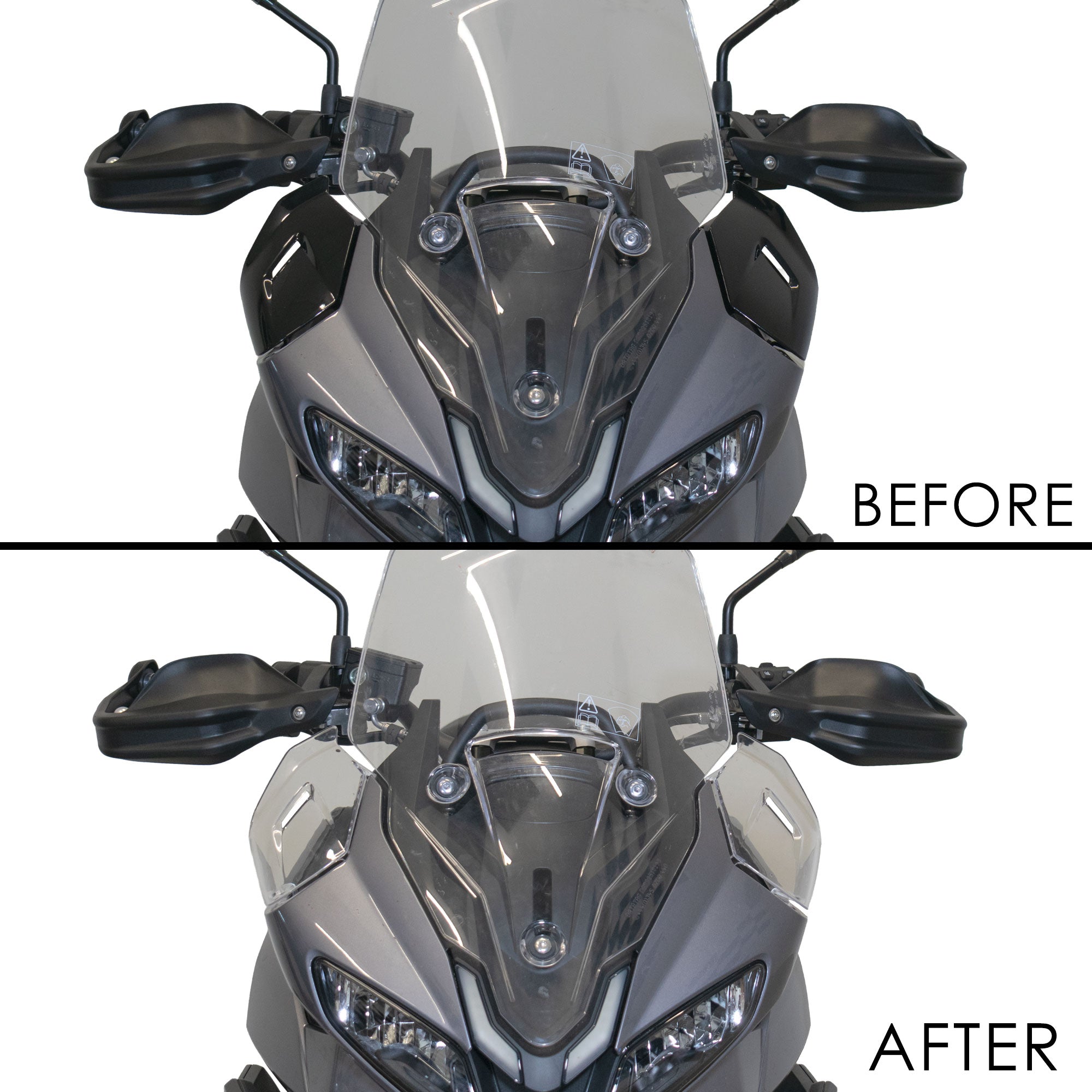 Pyramid Wind Deflectors | Sapphire Black | Triumph Tiger Sport 800 2025>Current -   Pyramid Motorcycle Accessories