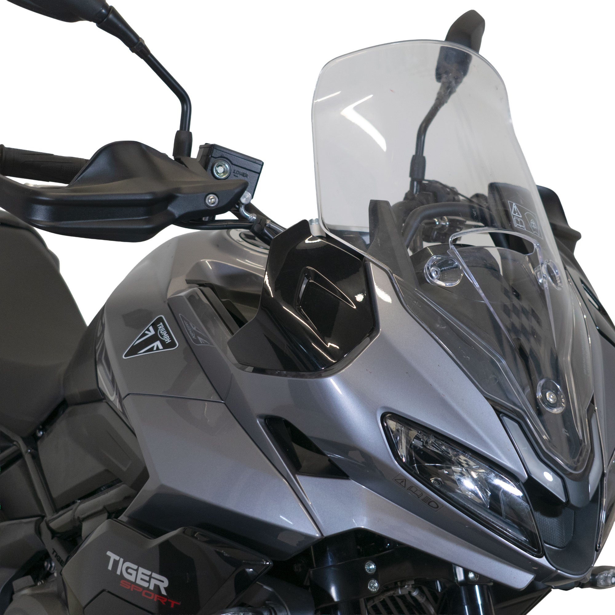 Pyramid Wind Deflectors | Sapphire Black | Triumph Tiger Sport 800 2025>Current -   Pyramid Motorcycle Accessories