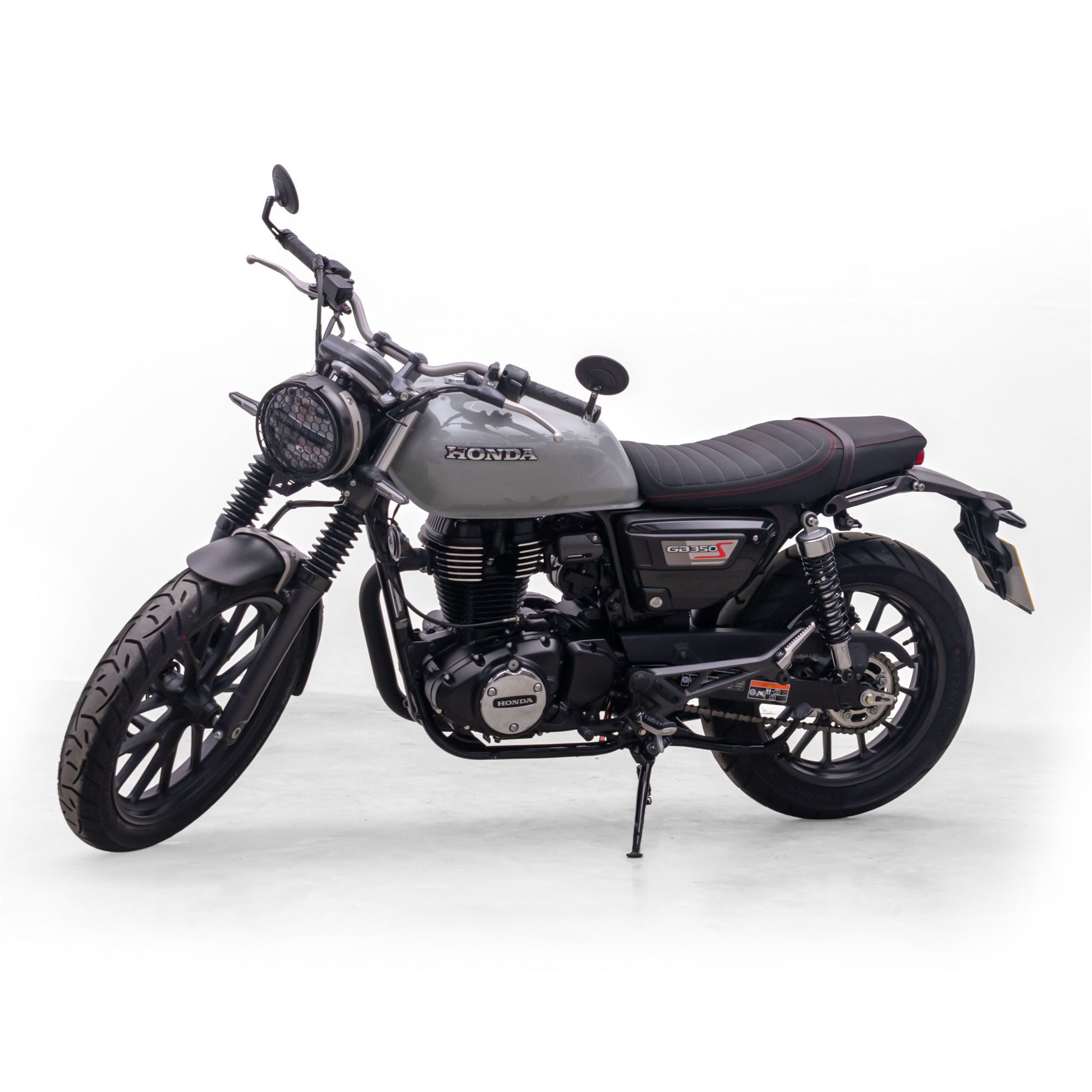 Pyramid Headlight Guard | Matte Black | Honda GB350S 2025>Current -   Pyramid Motorcycle Accessories