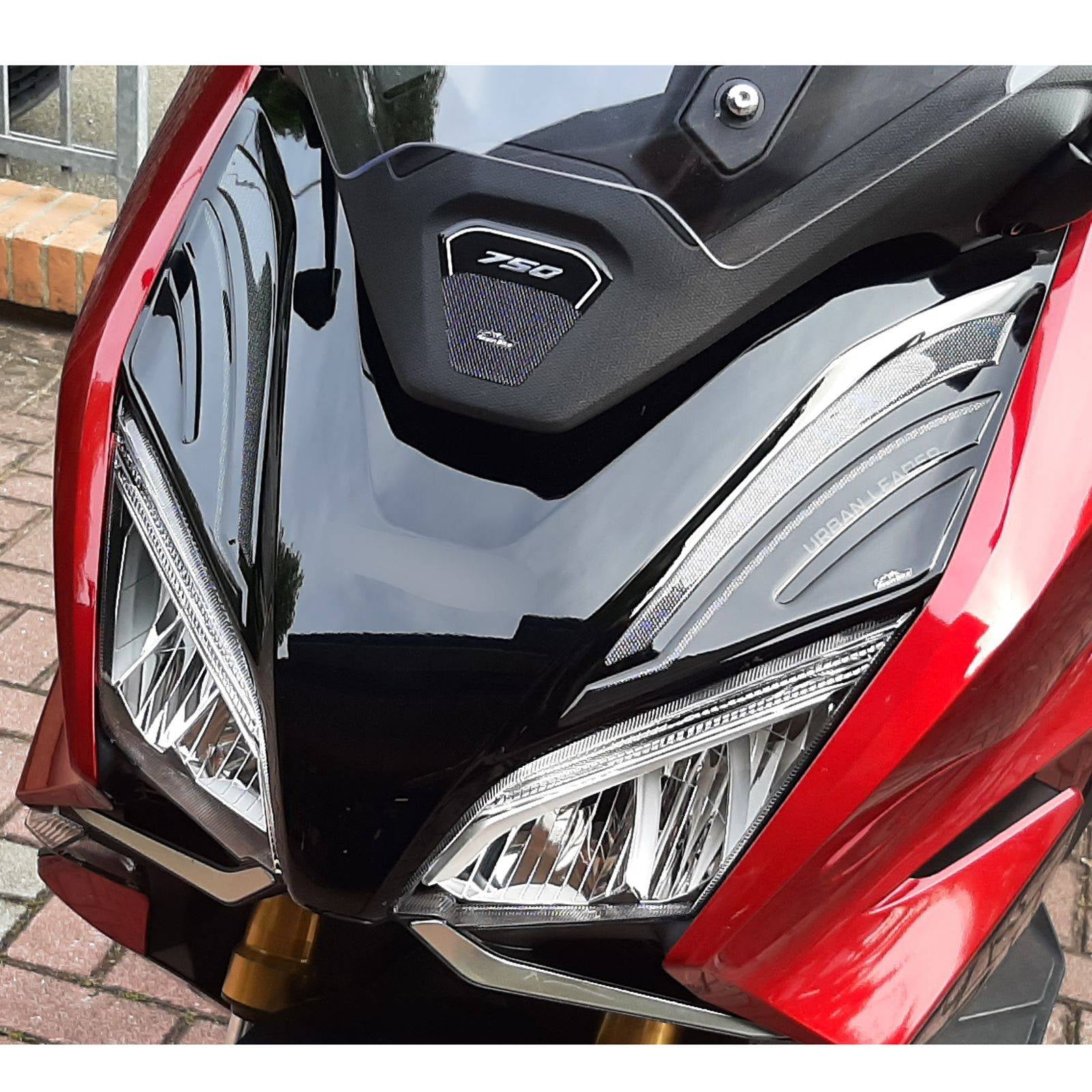 Resin Bike 3D Motorcycle Stickers - Front Fender | Honda Forza 750 2021>2024 -   Pyramid Motorcycle Accessories