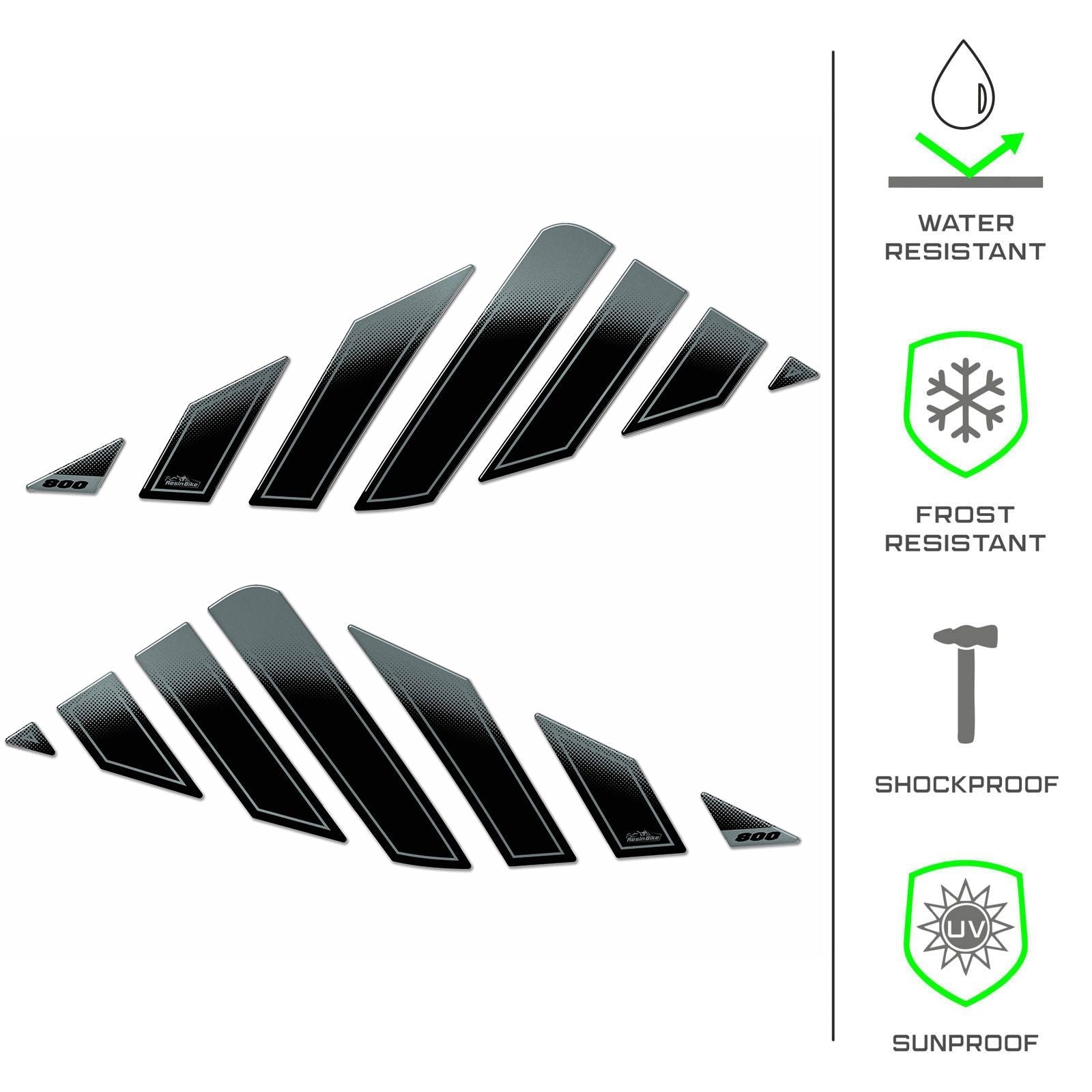 Resin Bike 3D Motorcycle Stickers - Tank Sides | Suzuki V-Strom 800SE 2023>2024 RB-1000695300002 -   Pyramid Motorcycle Accessories