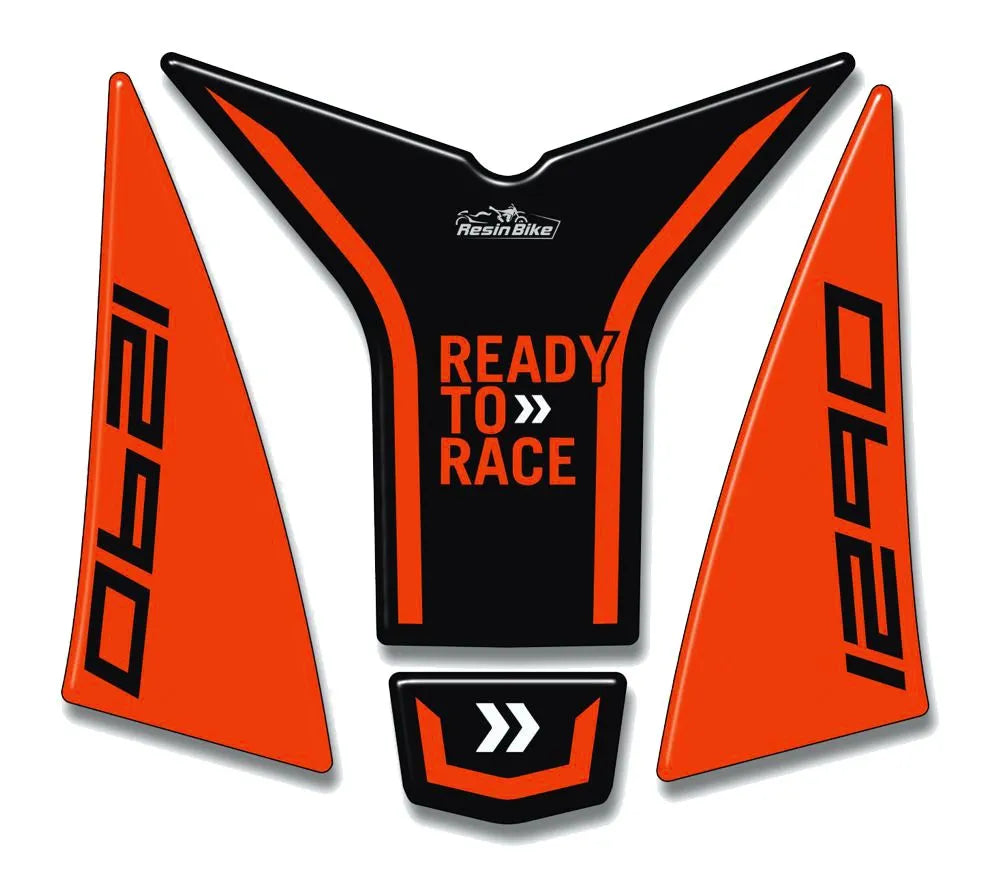 Resin Bike 3D Motorcycle Stickers - Tail Section | KTM 1290 Super Adventure S 2017>2020 -   Pyramid Motorcycle Accessories