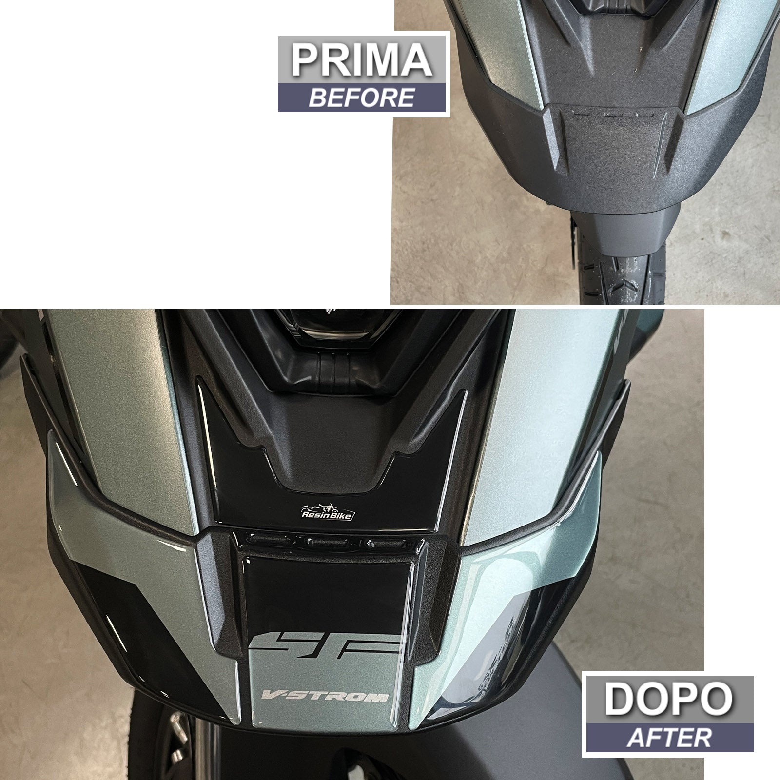 Resin Bike 3D Motorcycle Stickers - Beak | Suzuki V-Strom 800SE 2023>2024 RB-1000695800007 -   Pyramid Motorcycle Accessories