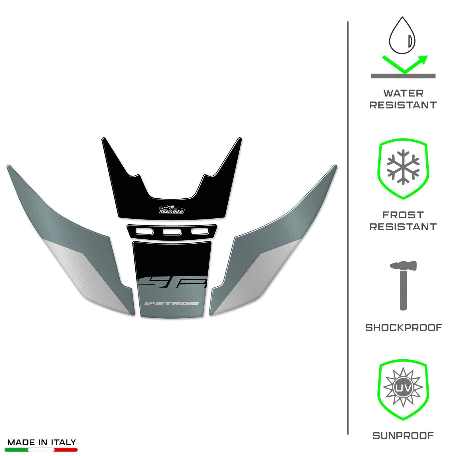 Resin Bike 3D Motorcycle Stickers - Beak | Suzuki V-Strom 800SE 2023>2024 RB-1000695800007 -   Pyramid Motorcycle Accessories
