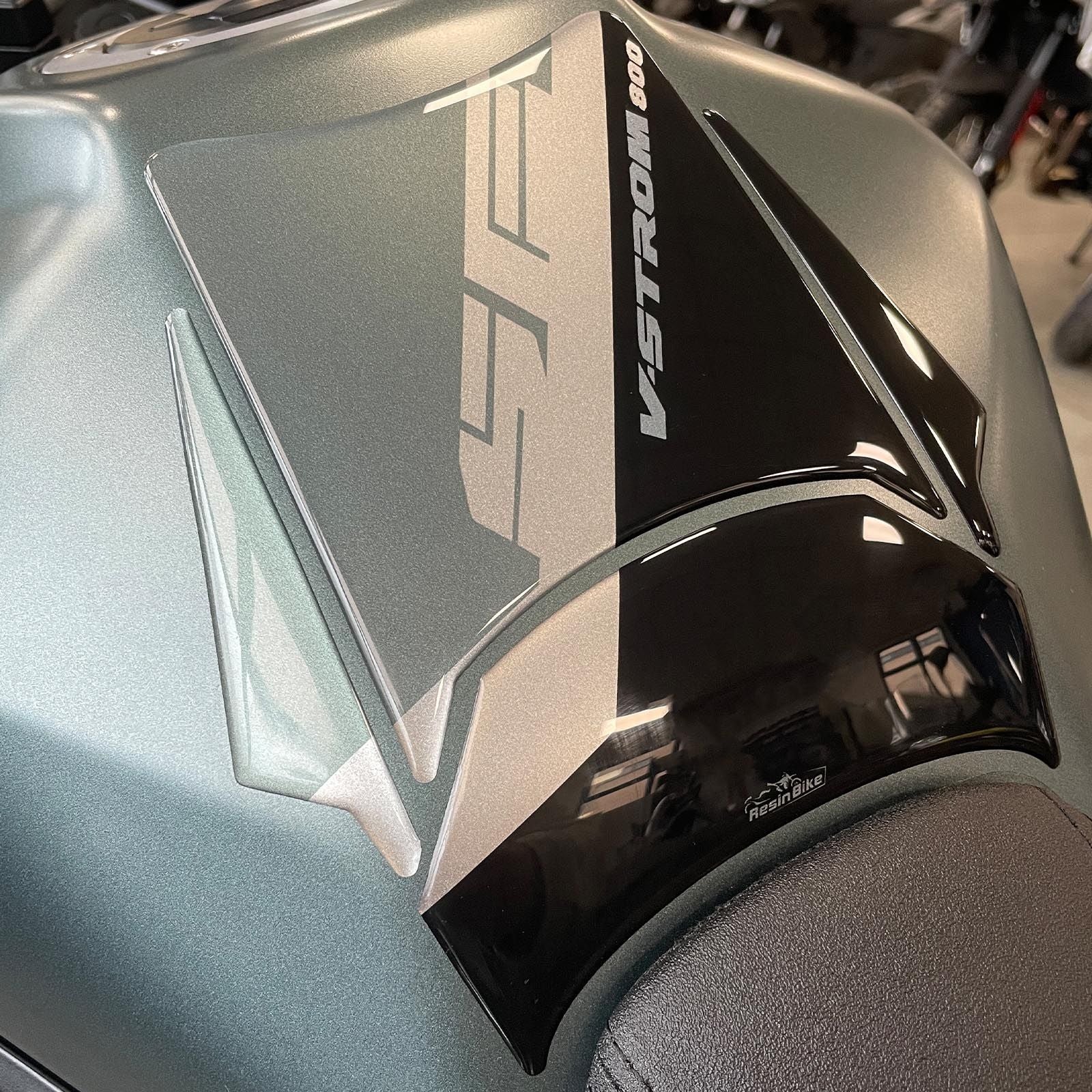 Resin Bike 3D Motorcycle Stickers - Tank Pad | Suzuki V-Strom 800SE 2023>2024 RB-1000695200005 -   Pyramid Motorcycle Accessories
