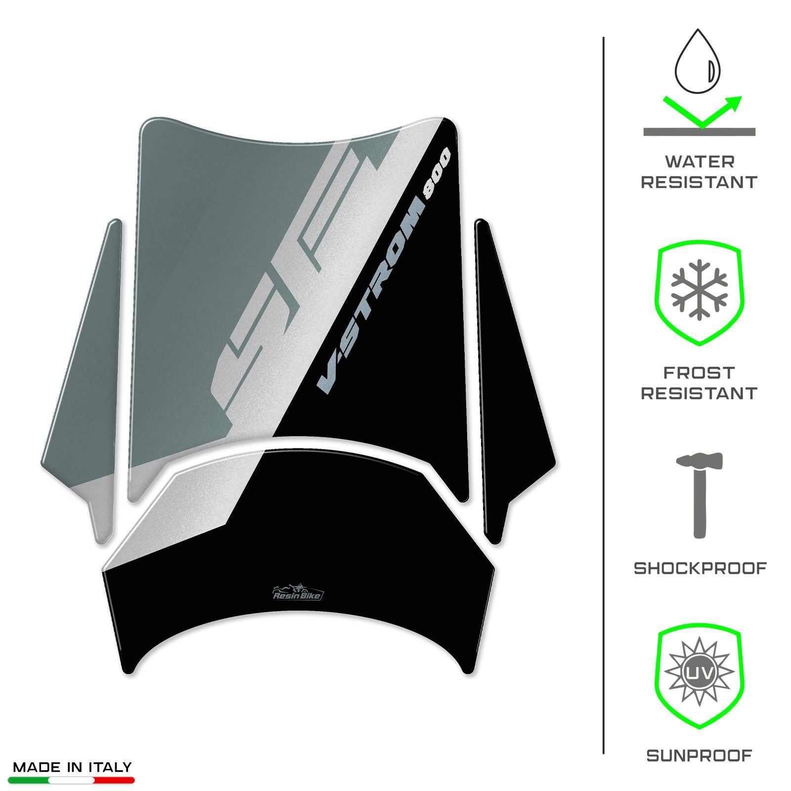 Resin Bike 3D Motorcycle Stickers - Tank Pad | Suzuki V-Strom 800SE 2023>2024 RB-1000695200005 -   Pyramid Motorcycle Accessories