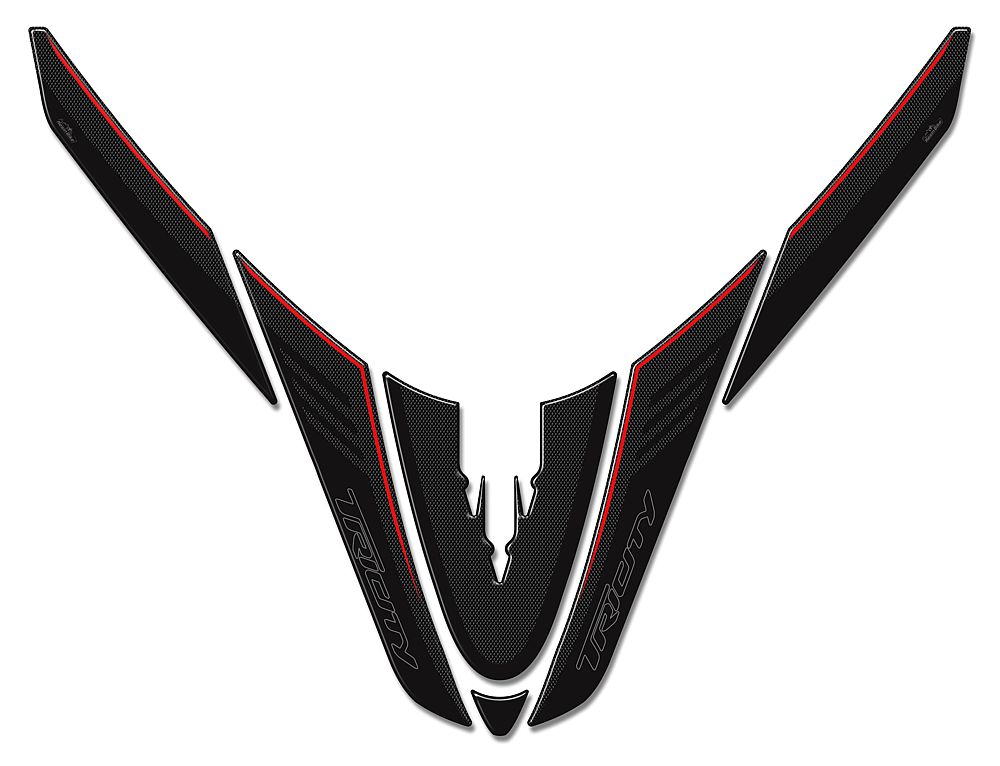 Resin Bike 3D Motorcycle Stickers - Frontal Area | Yamaha Tricity 2017>2020 -   Pyramid Motorcycle Accessories