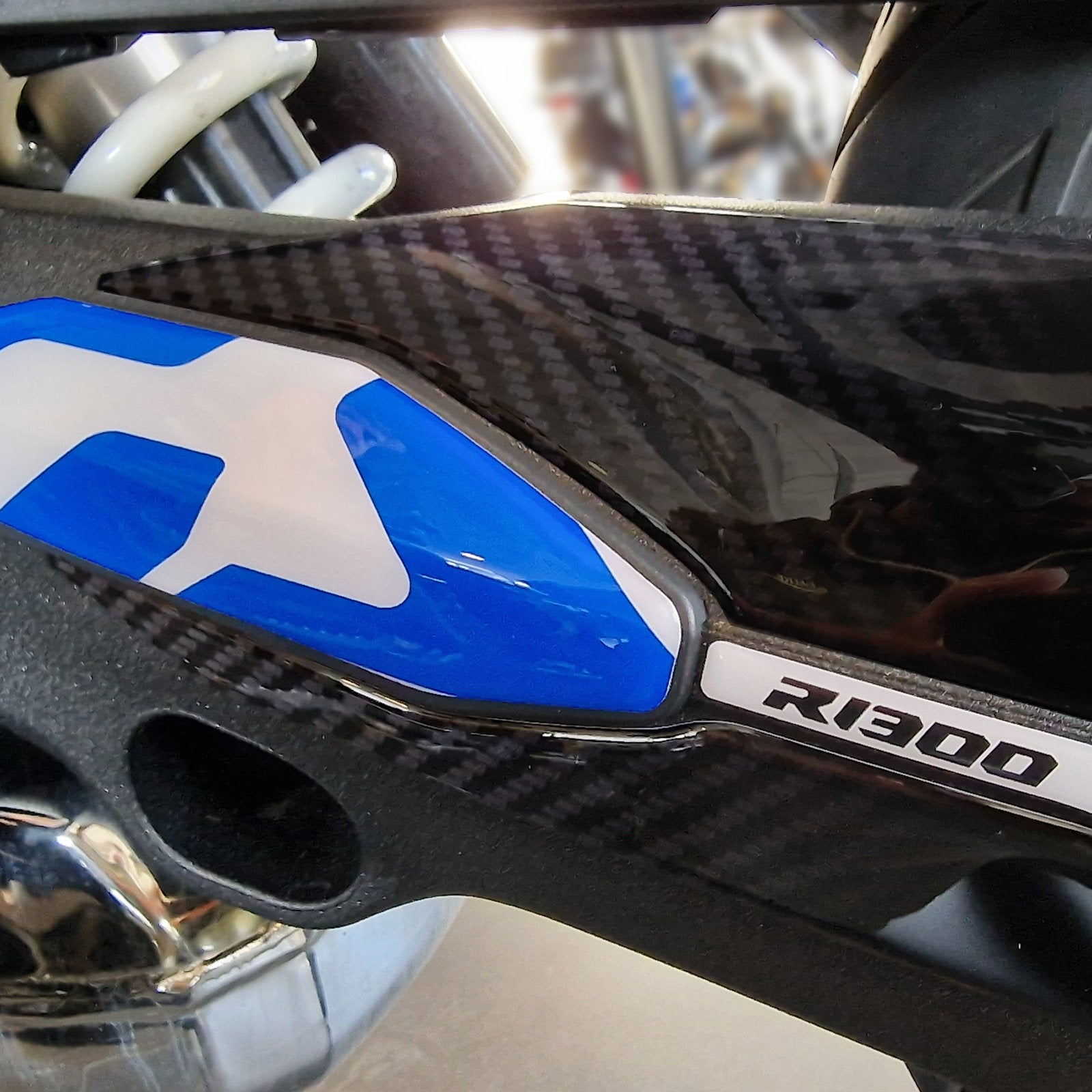 Resin Bike 3D Motorcycle Stickers - Swingarm | BMW R 1300 GS 2023>2026 -   Pyramid Motorcycle Accessories