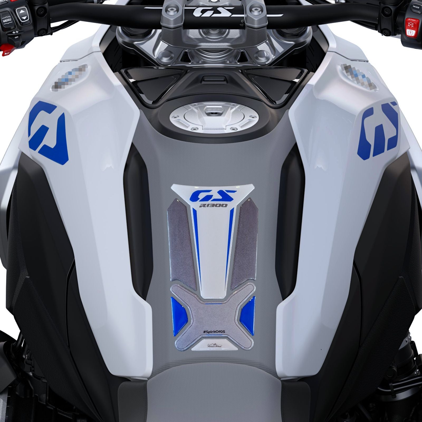 Resin Bike 3D Motorcycle Stickers - Tank Pad | BMW R 1300 GS 2023>2026 RB-1000697100006 -   Pyramid Motorcycle Accessories