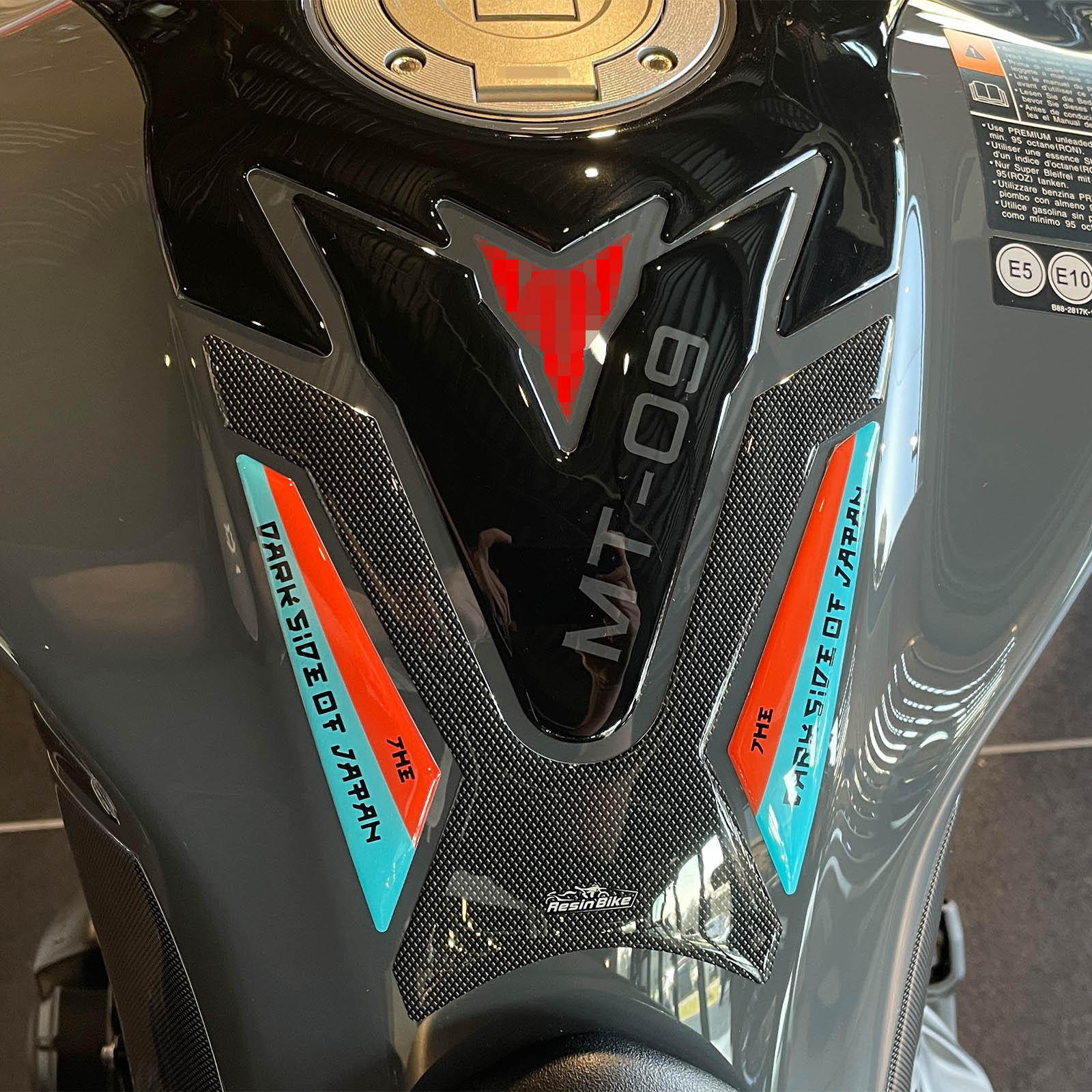Resin Bike 3D Motorcycle Stickers - Full Kit | Yamaha MT-09 2021>2023 -   Pyramid Motorcycle Accessories