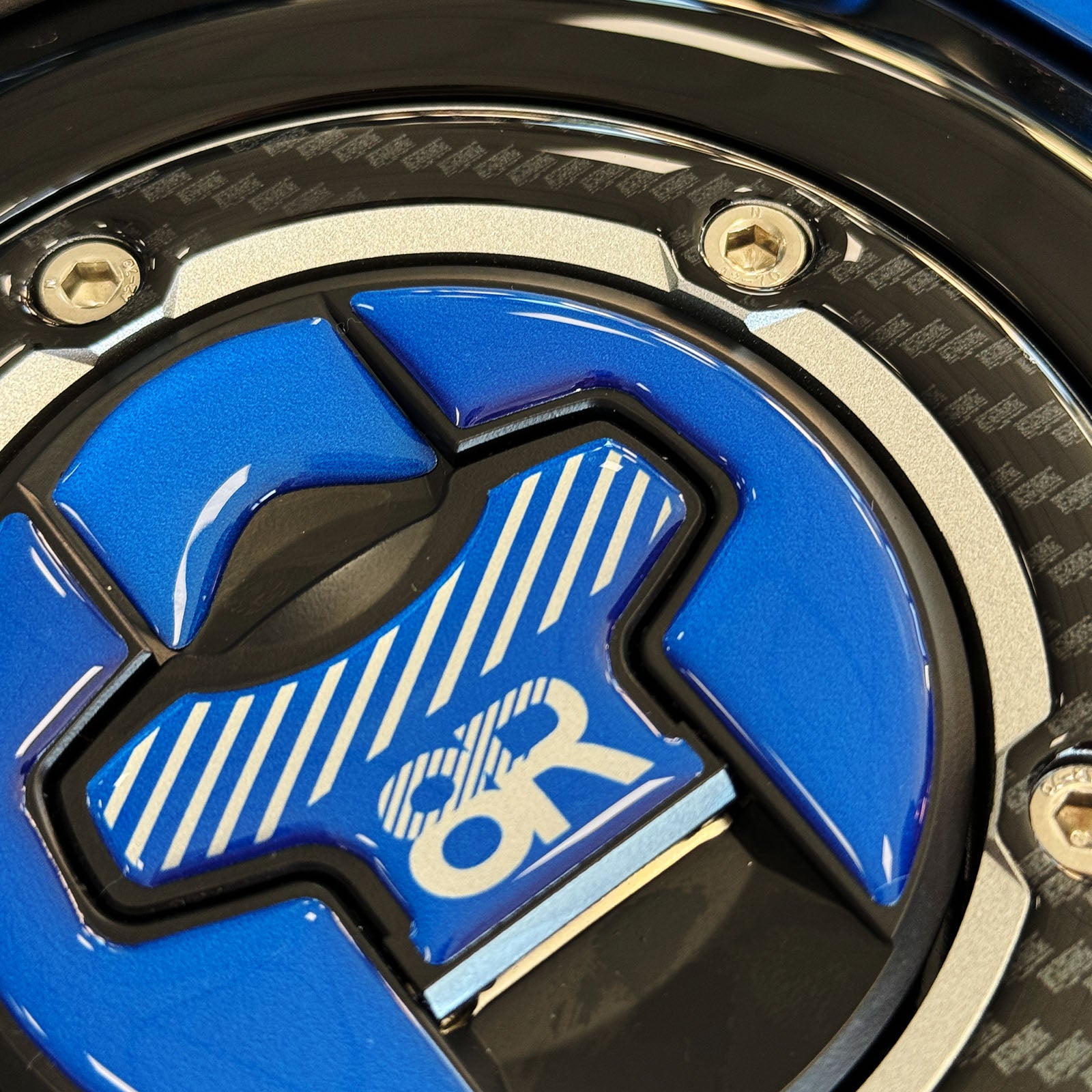 Resin Bike 3D Motorcycle Stickers - Fuel Cap | Suzuki GSX-8R 2024>2026 -   Pyramid Motorcycle Accessories