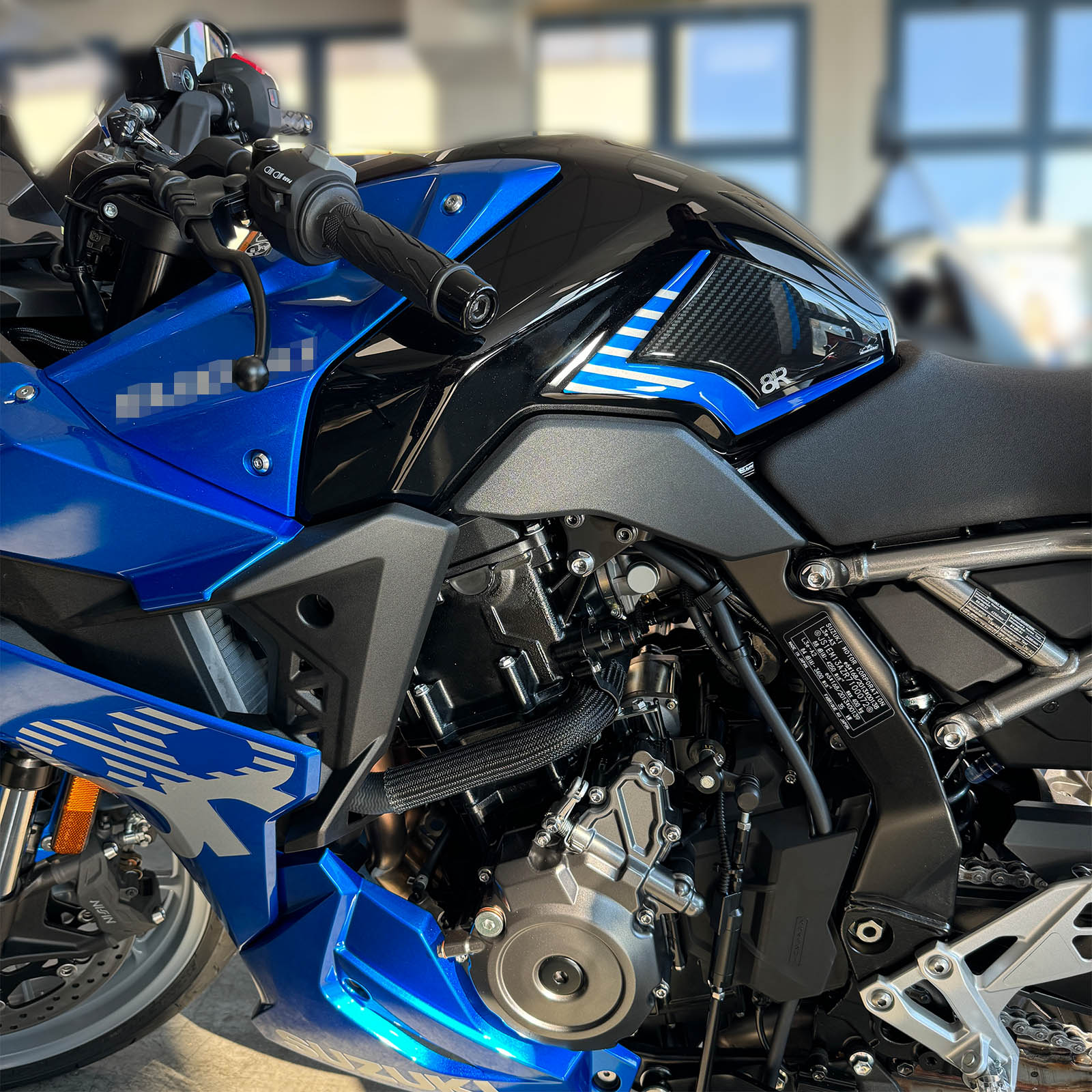 Resin Bike 3D Motorcycle Stickers - Tank Sides | Suzuki GSX-8R 2024>2025 -   Pyramid Motorcycle Accessories
