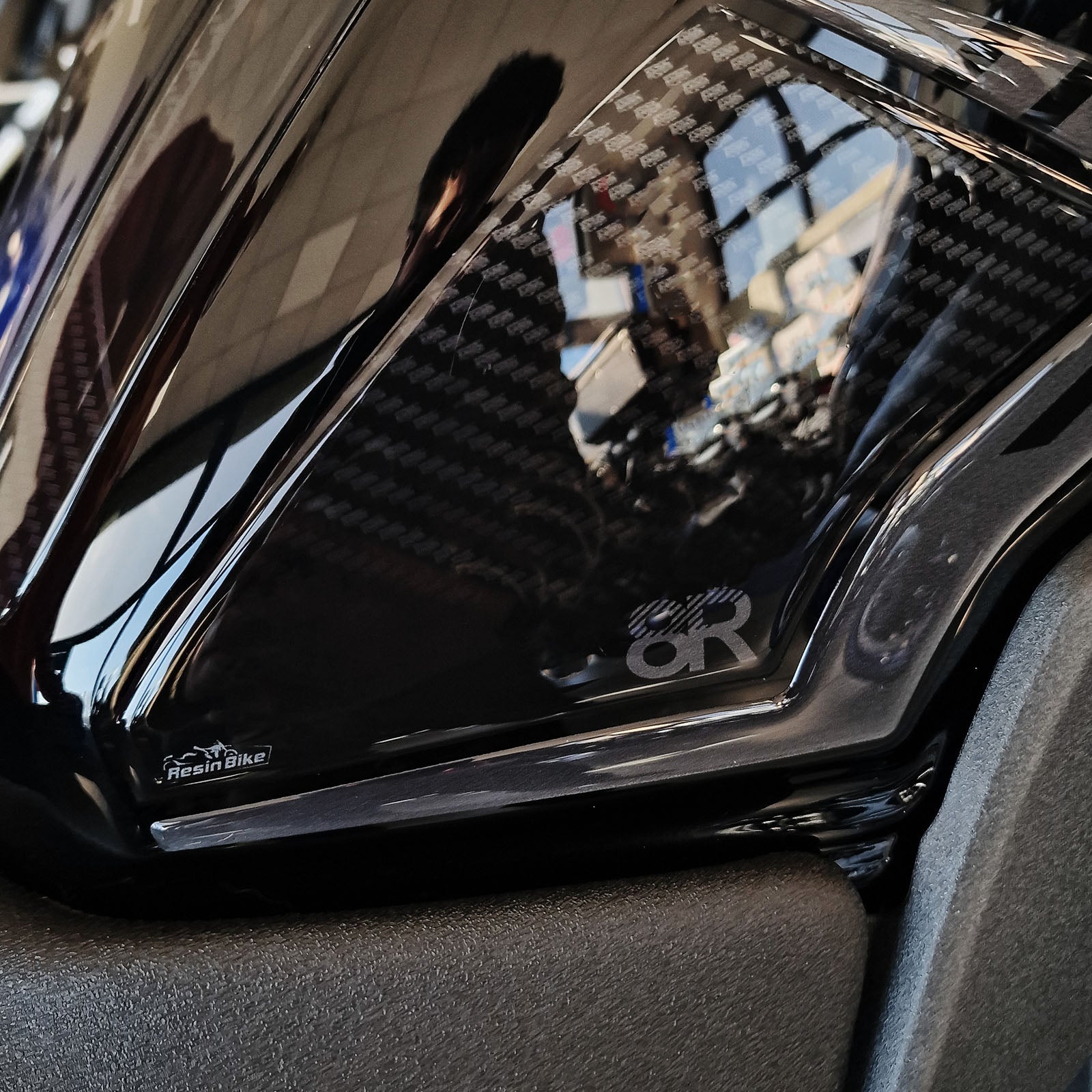 Resin Bike 3D Motorcycle Stickers - Tank Sides | Suzuki GSX-8R 2024>2025 -   Pyramid Motorcycle Accessories