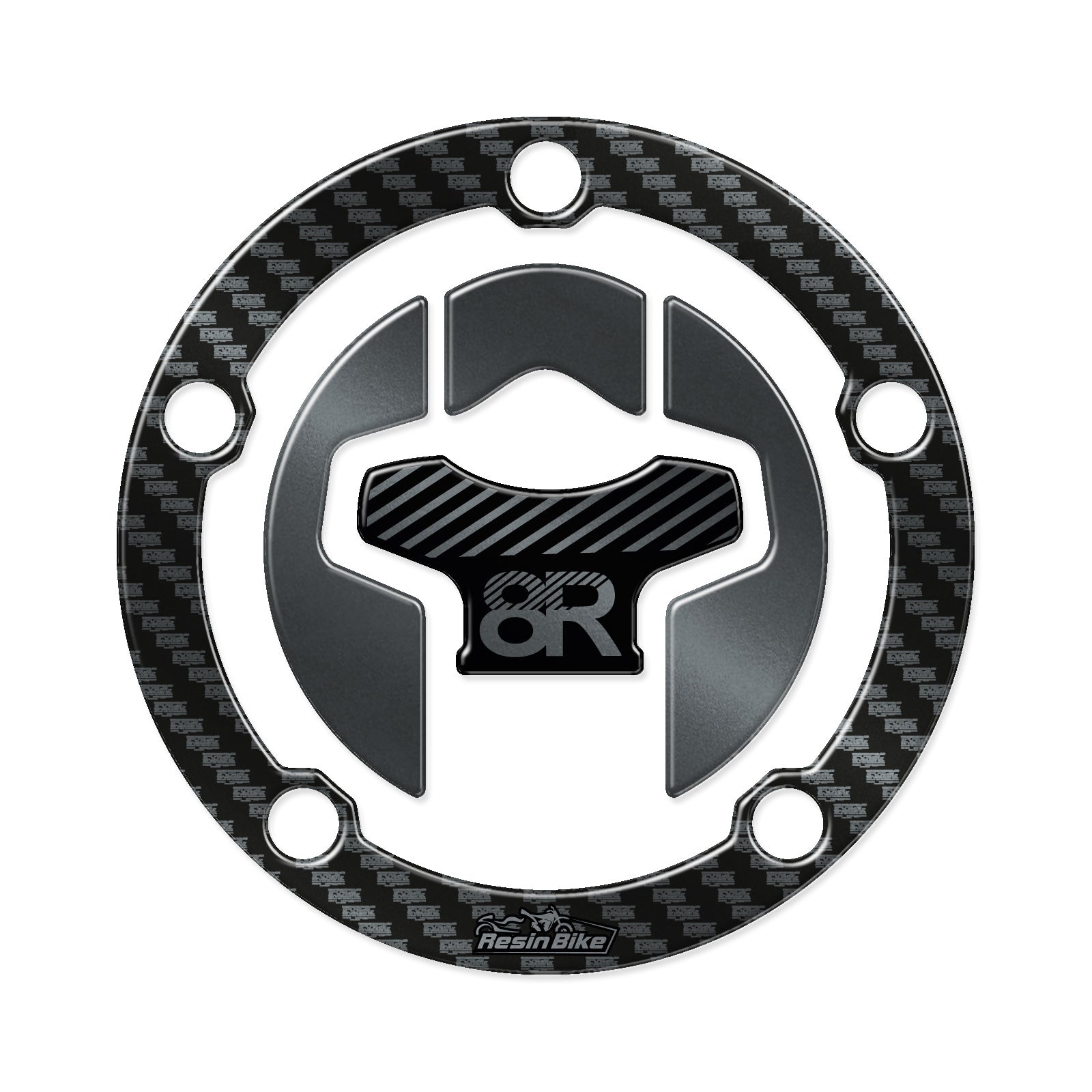 Resin Bike 3D Motorcycle Stickers - Fuel Cap | Suzuki GSX-8R 2024>2025 -   Pyramid Motorcycle Accessories
