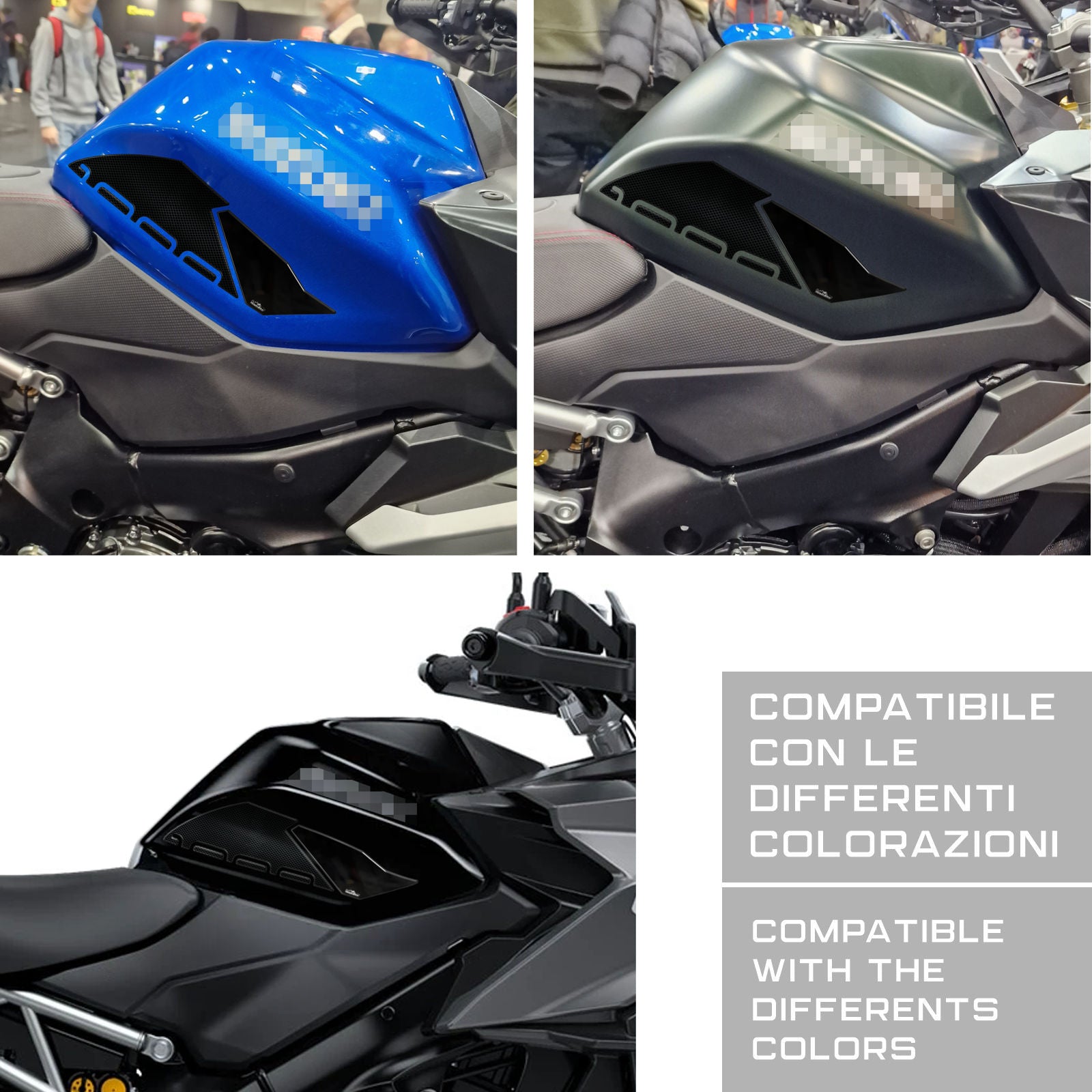 Resin Bike 3D Motorcycle Stickers - Tank Sides | Suzuki GSX-S1000 GX 2024>2026 -   Pyramid Motorcycle Accessories