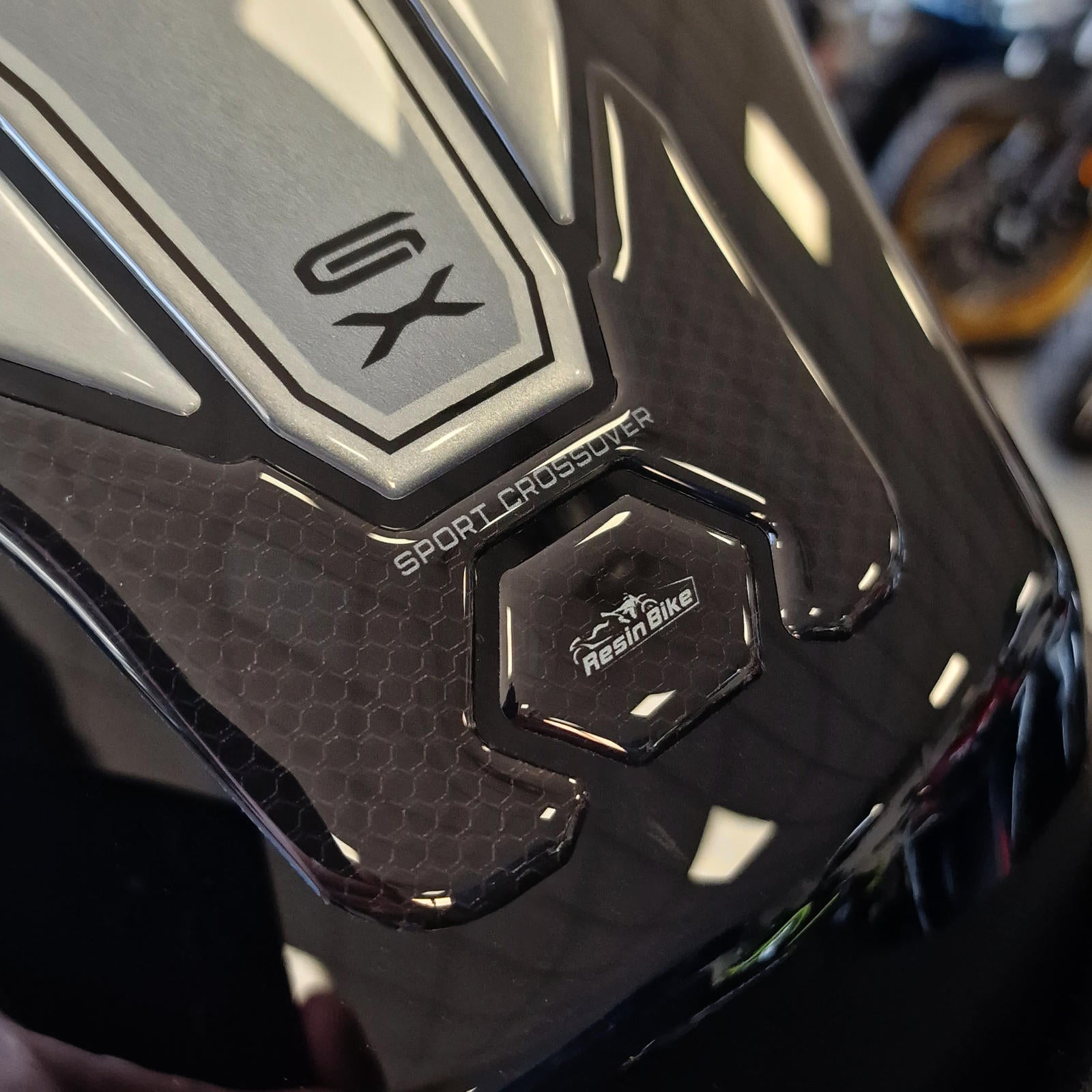 Resin Bike 3D Motorcycle Stickers - Tank Pad | Suzuki GSX-S1000 GX 2024>2026 -   Pyramid Motorcycle Accessories
