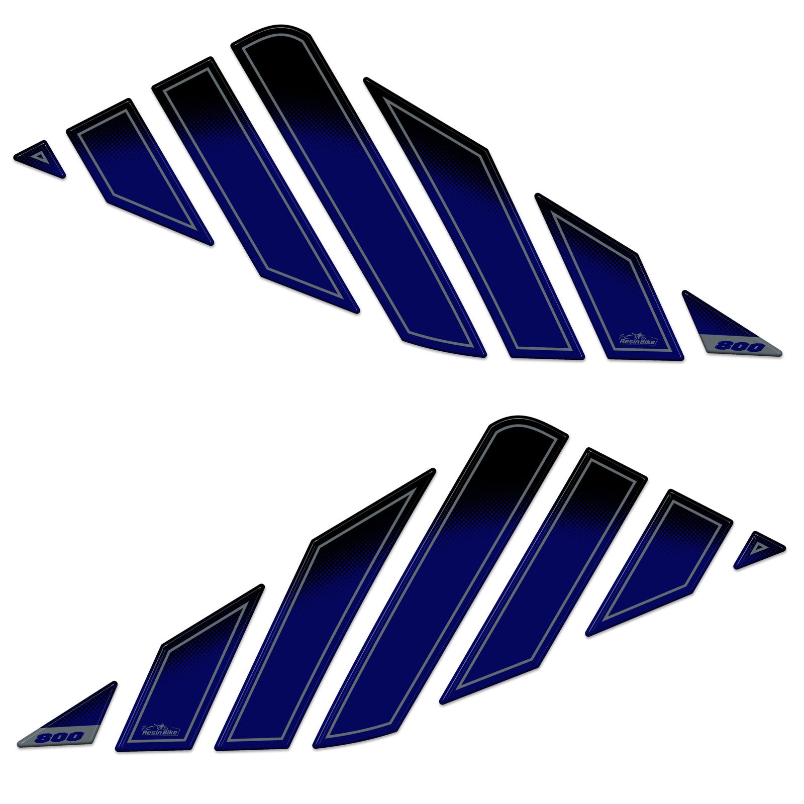 Resin Bike 3D Motorcycle Stickers - Tank Sides | Suzuki V-Strom 800DE 2023>2024 RB-1000702100007 -   Pyramid Motorcycle Accessories
