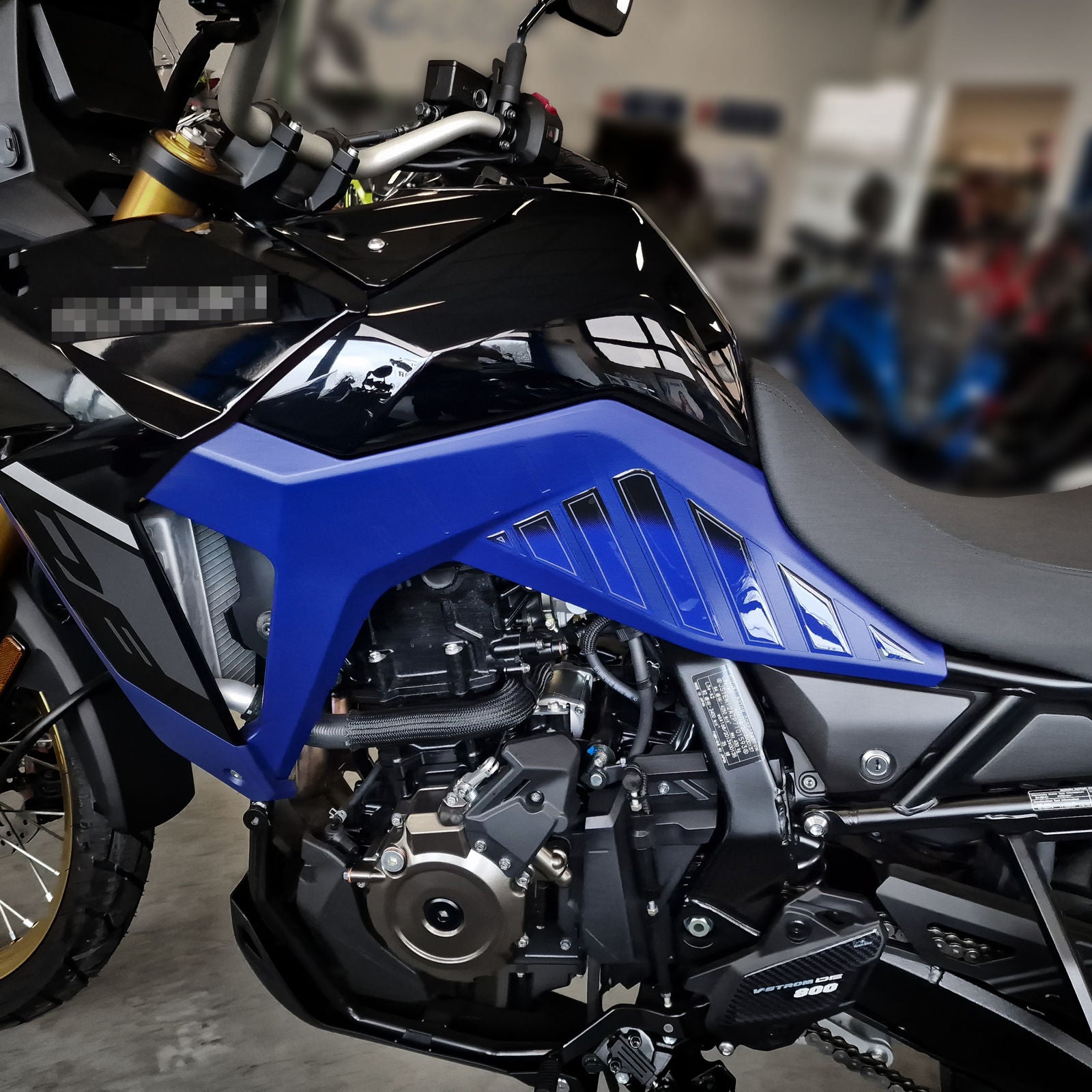 Resin Bike 3D Motorcycle Stickers - Tank Sides | Suzuki V-Strom 800DE 2023>2024 RB-1000702100007 -   Pyramid Motorcycle Accessories
