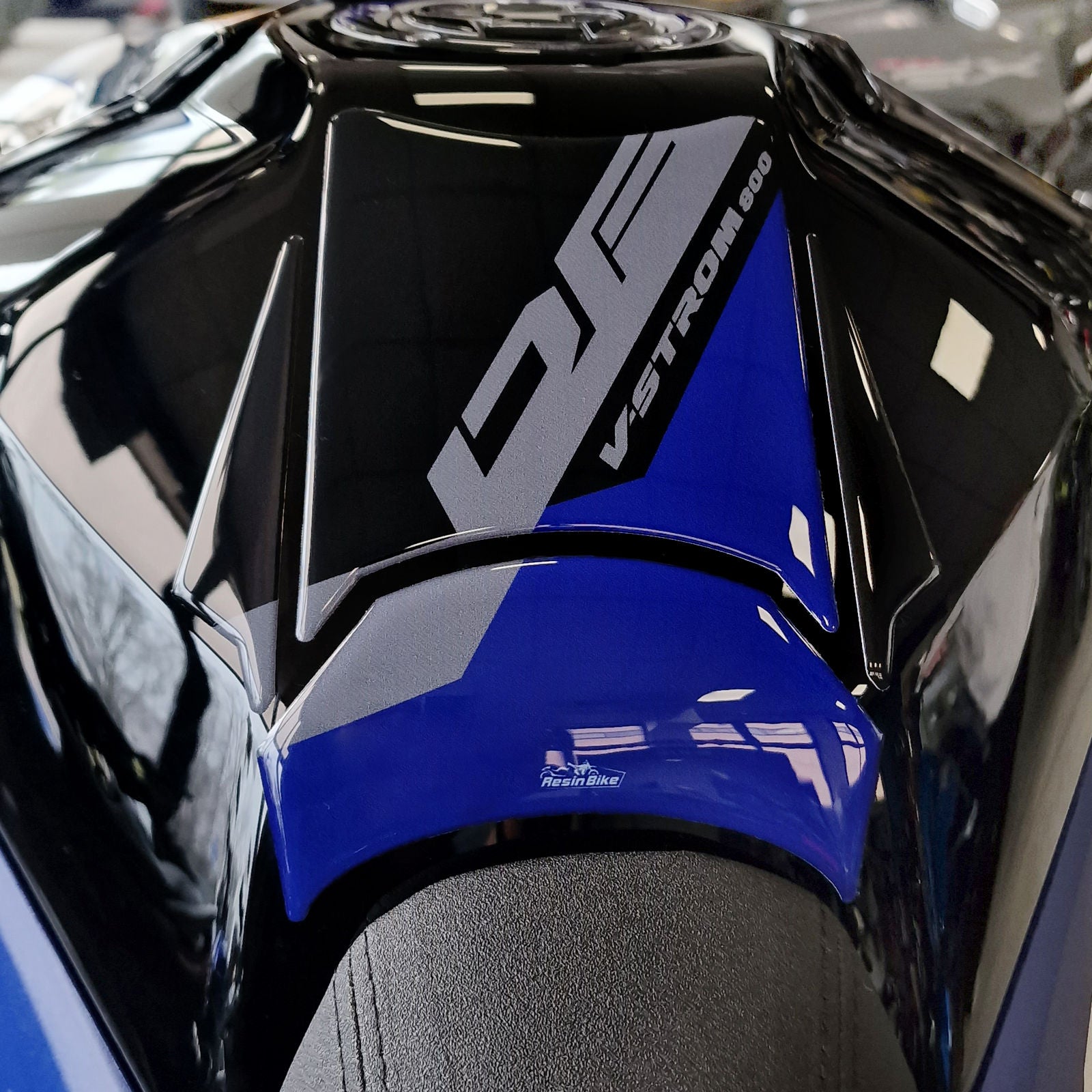 Resin Bike 3D Motorcycle Stickers - Tank Pad | Suzuki V-Strom 800DE 2023>2024 RB-1000701700000 -   Pyramid Motorcycle Accessories