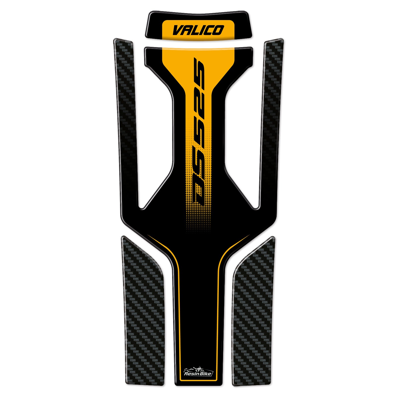 Resin Bike 3D Motorcycle Stickers - Tank Pad | Voge DS525X 2023>2025 RB-1000704700007 -   Pyramid Motorcycle Accessories