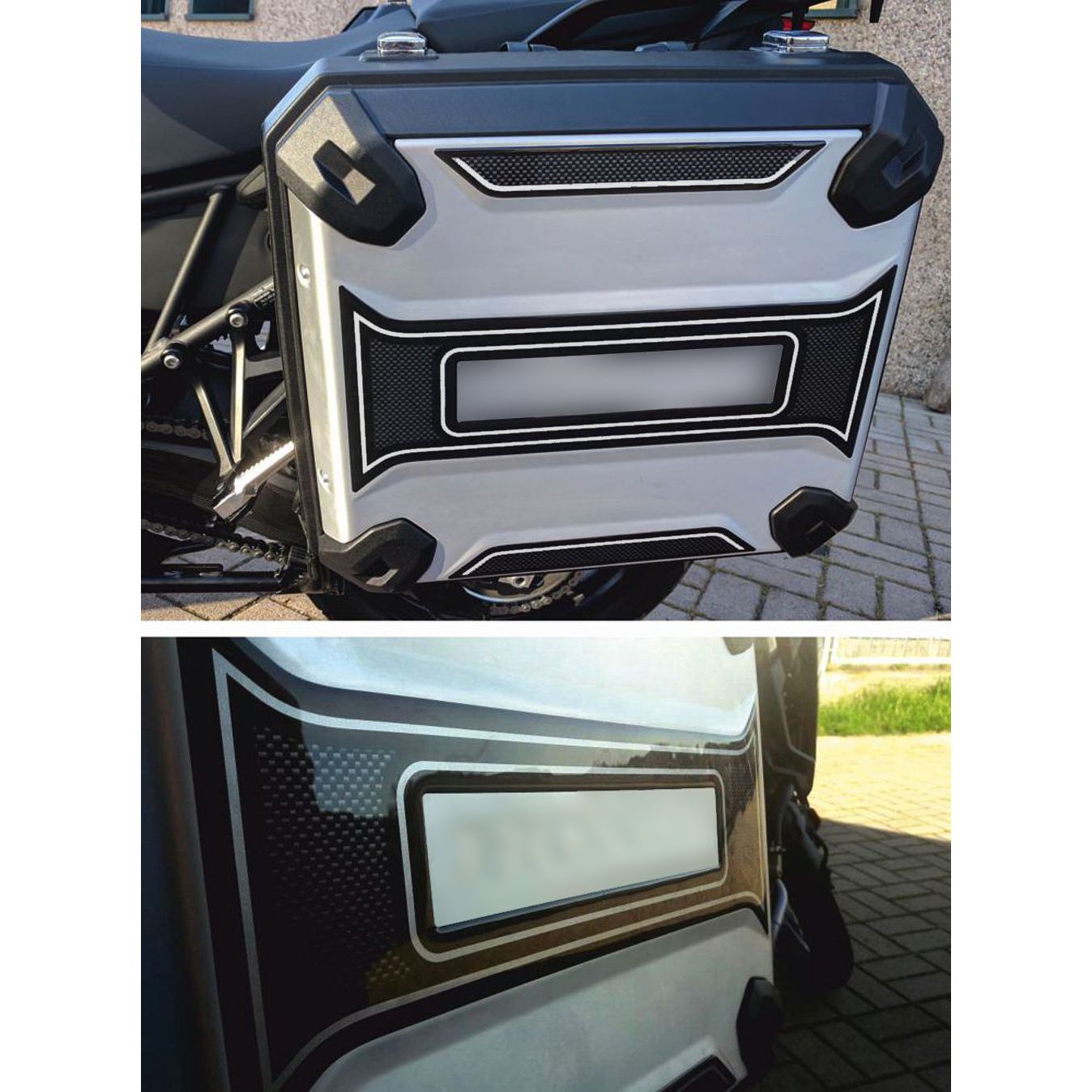 Resin Bike 3D Motorcycle Stickers - Panniers | Honda CRF 1000 L Africa Twin 2017>Current RB-B61T8783 -   Pyramid Motorcycle Accessories