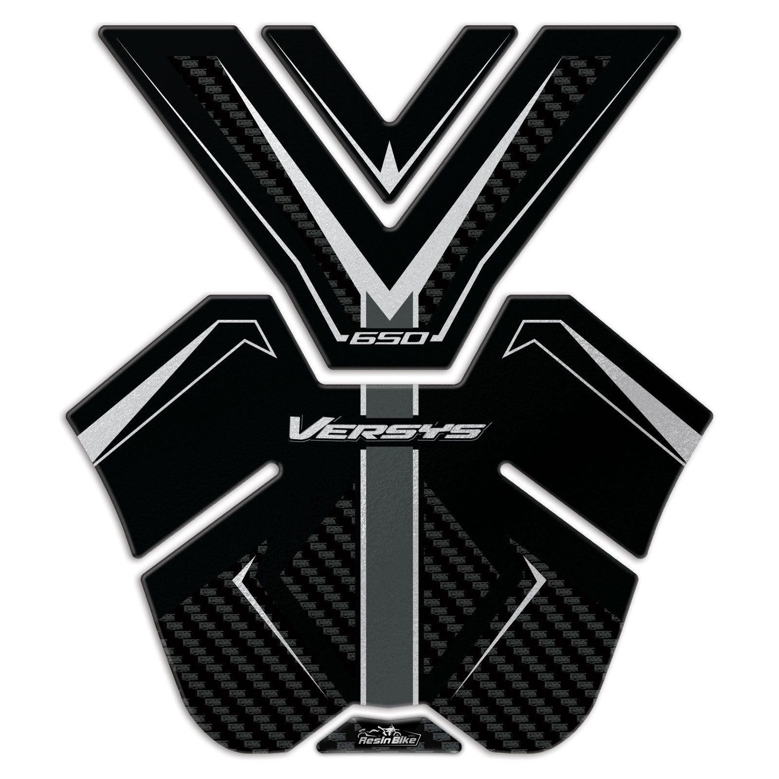 Resin Bike 3D Motorcycle Stickers - Tank Pad | Kawasaki Versys 650 2022>2026 RB-1000707200009 -   Pyramid Motorcycle Accessories