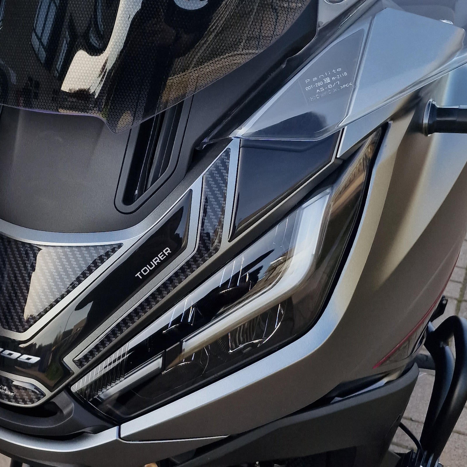Resin Bike 3D Motorcycle Stickers - Windshield | Honda NT 1100 2020>2024 -   Pyramid Motorcycle Accessories