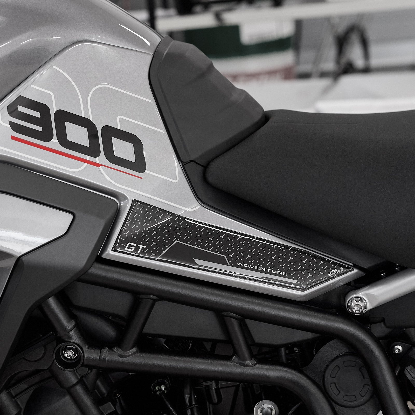 Resin Bike 3D Motorcycle Stickers - Tank Kit | Triumph Tiger 900 GT/GT Pro 2024>2025 -   Pyramid Motorcycle Accessories