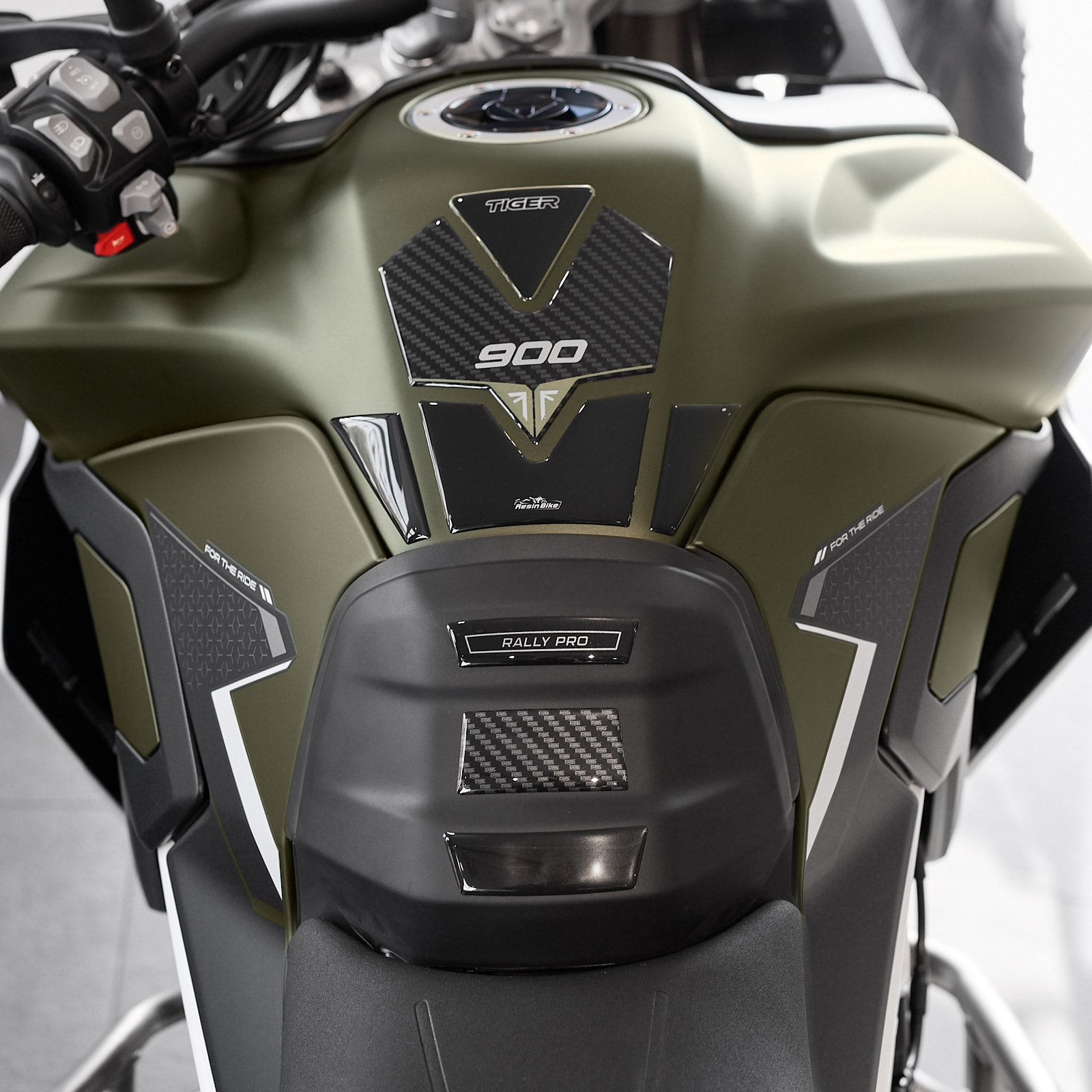 Resin Bike 3D Motorcycle Stickers - Basic Kit | Triumph Tiger 900 Rally Pro 2024>2025 -   Pyramid Motorcycle Accessories