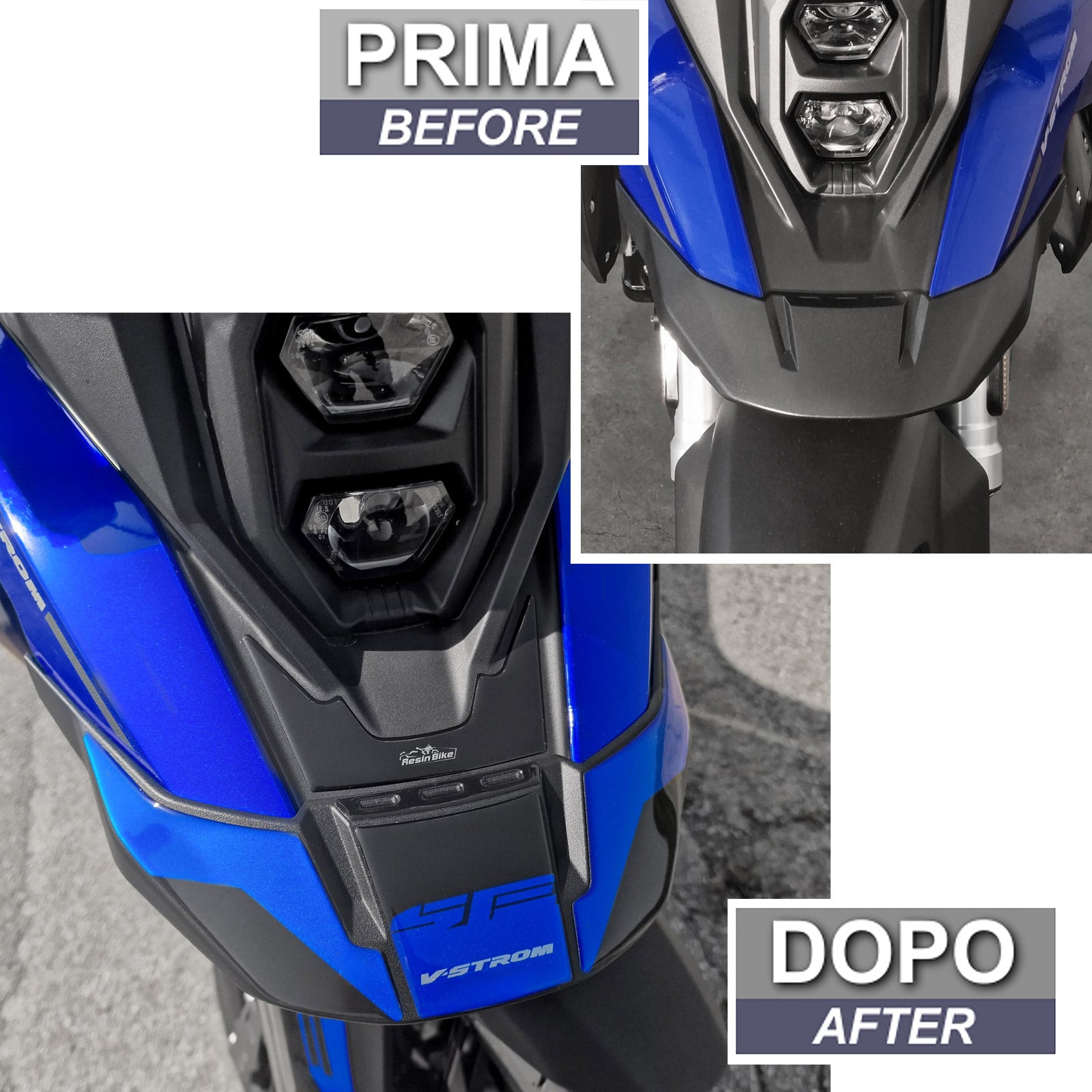 Resin Bike 3D Motorcycle Stickers - Beak | Suzuki V-Strom 800SE 2023>2024 RB-1000713100003 -   Pyramid Motorcycle Accessories
