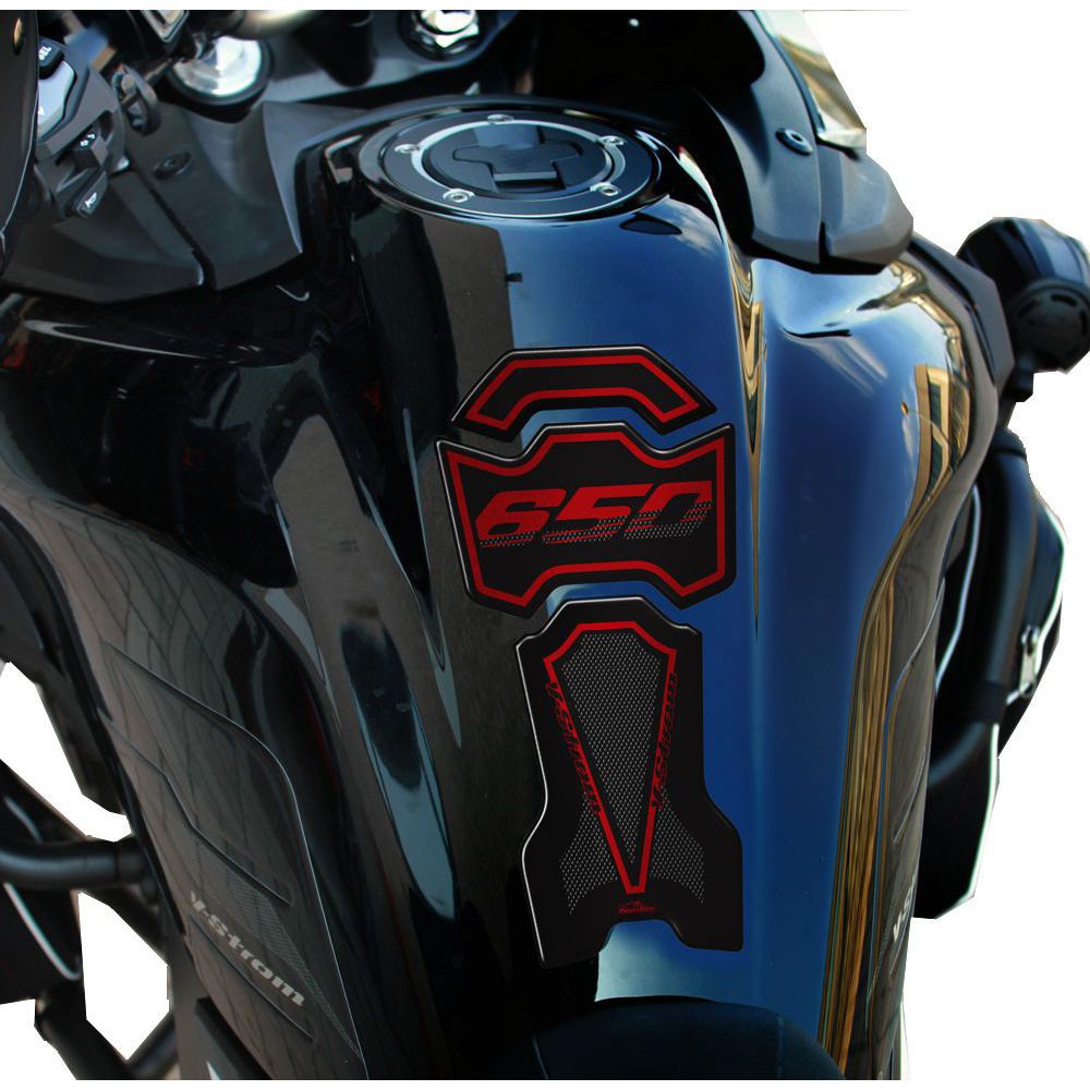 Resin Bike 3D Motorcycle Stickers - Tank Pad | Suzuki V-Strom 650 2017>2023 RB-B94068O2 -   Pyramid Motorcycle Accessories