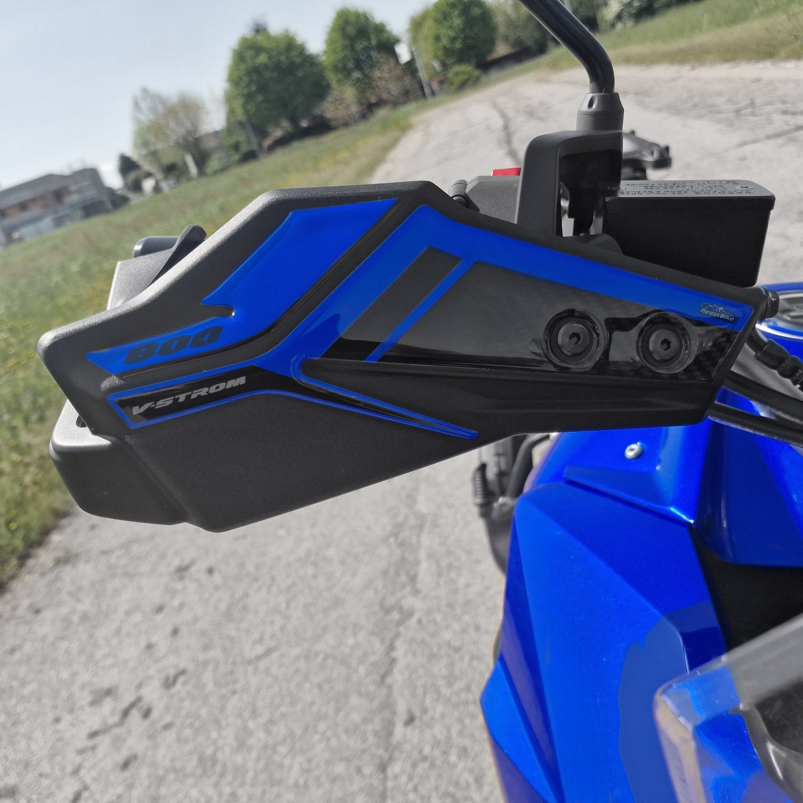 Resin Bike 3D Motorcycle Stickers - Handguards | Suzuki V-Strom 800SE 2023>2024 -   Pyramid Motorcycle Accessories