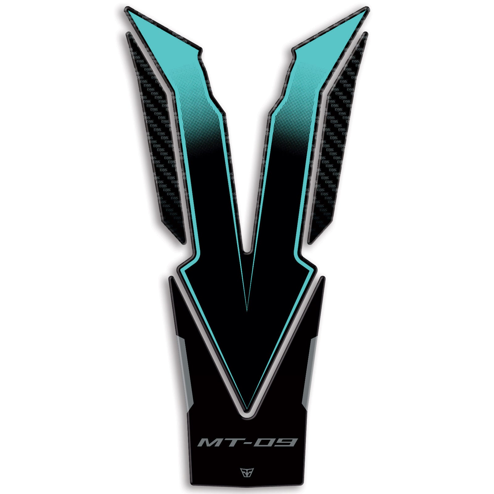 Resin Bike 3D Motorcycle Stickers - Tank Pad | Yamaha MT-09 2024>2025 RB-1000715100001 -   Pyramid Motorcycle Accessories