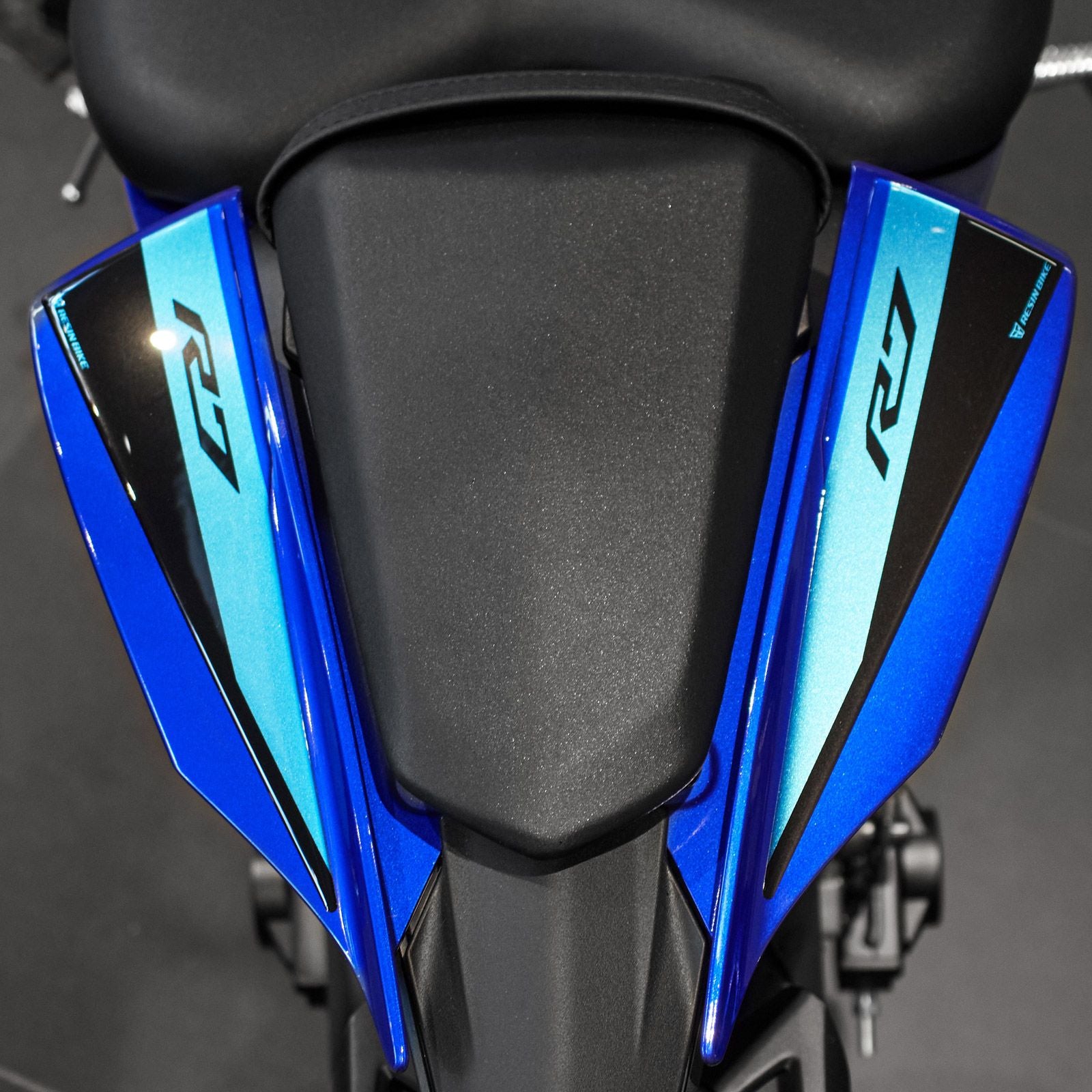 Resin Bike 3D Motorcycle Stickers - Tail Section | Yamaha YZF-R7 2021>2025 -   Pyramid Motorcycle Accessories