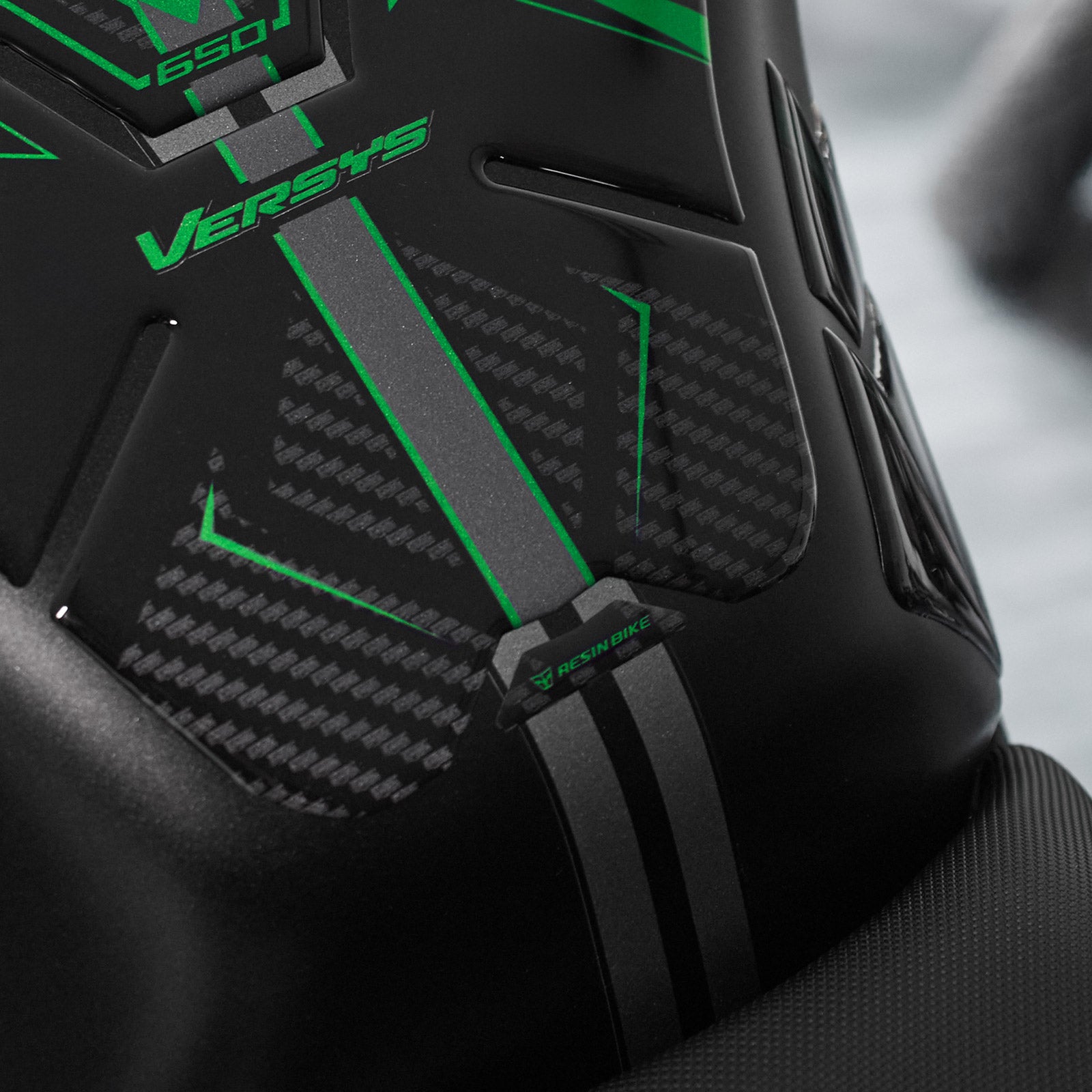 Resin Bike 3D Motorcycle Stickers - Tank Pad | Kawasaki Versys 650 2022>2026 RB-1000717300003 -   Pyramid Motorcycle Accessories