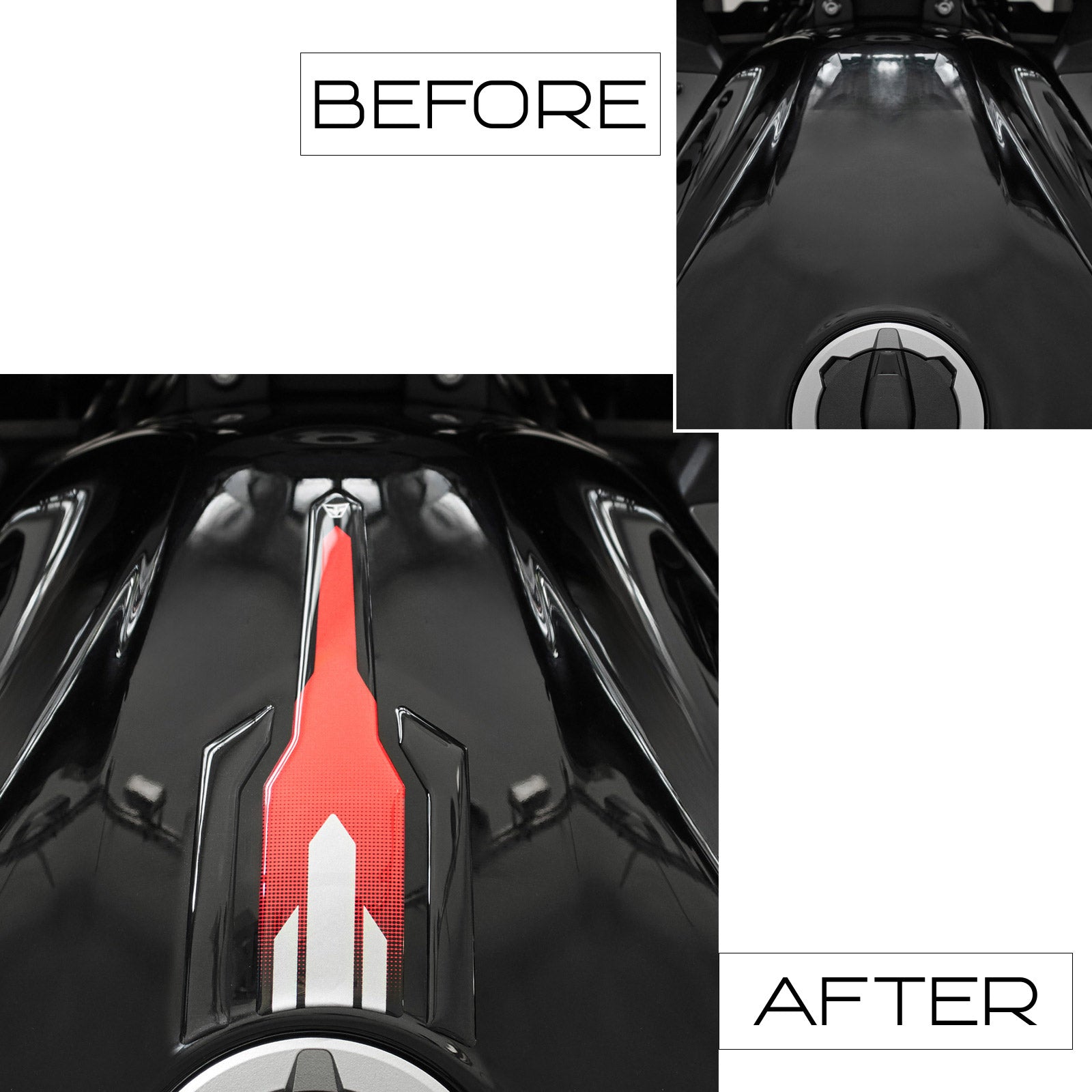 Resin Bike 3D Motorcycle Stickers - Key Area | Kawasaki Ninja 1000 SX / SX SE / Tourer 2021>2024 RB-1000718400009 -   Pyramid Motorcycle Accessories