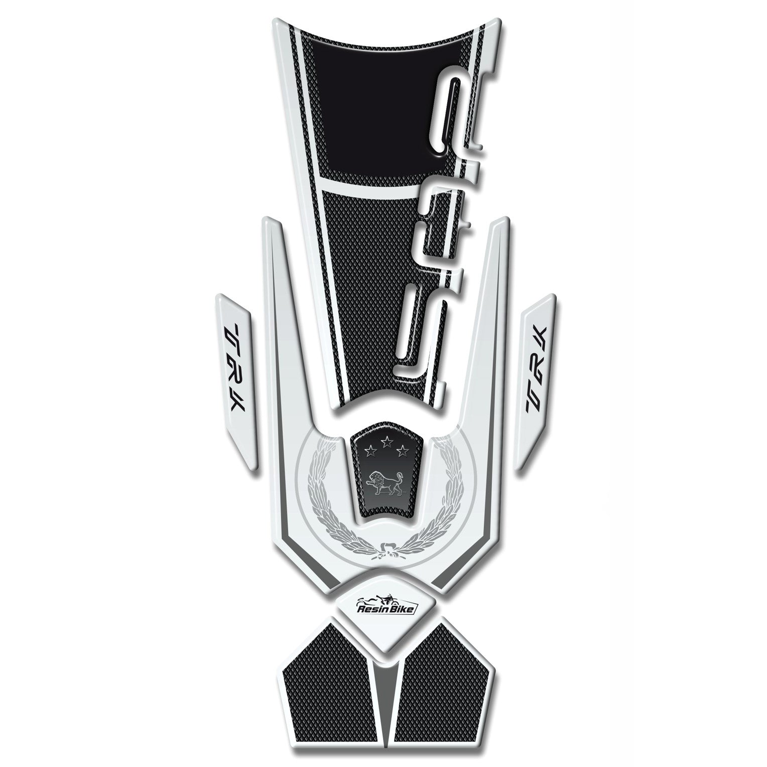 Resin Bike 3D Motorcycle Stickers - Tank Pad | Benelli TRK 502 X 2020>2026 RB-B14D6050 -   Pyramid Motorcycle Accessories