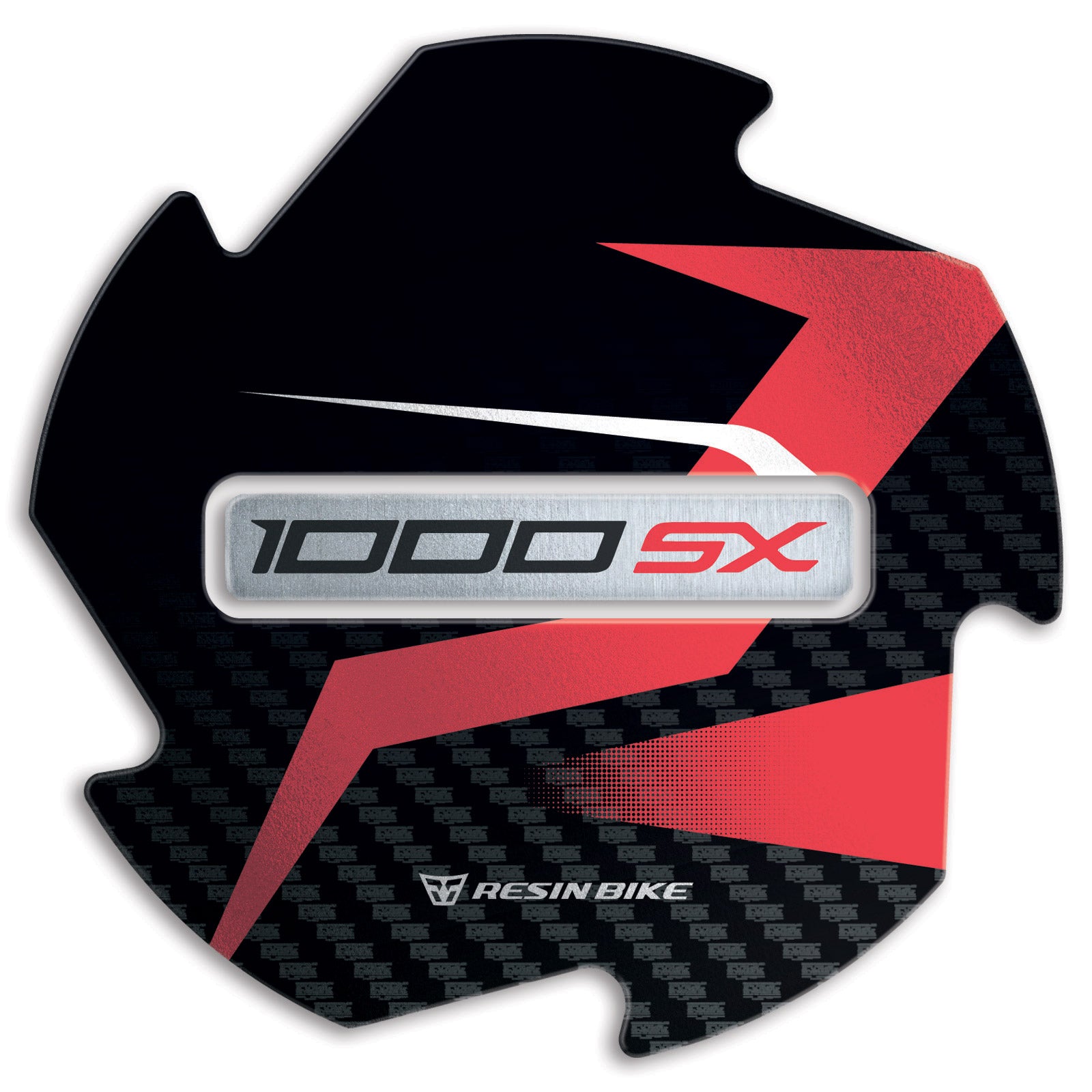 Resin Bike 3D Motorcycle Stickers - Variator Cover | Kawasaki Ninja 1000 SX 2021>2024 -   Pyramid Motorcycle Accessories