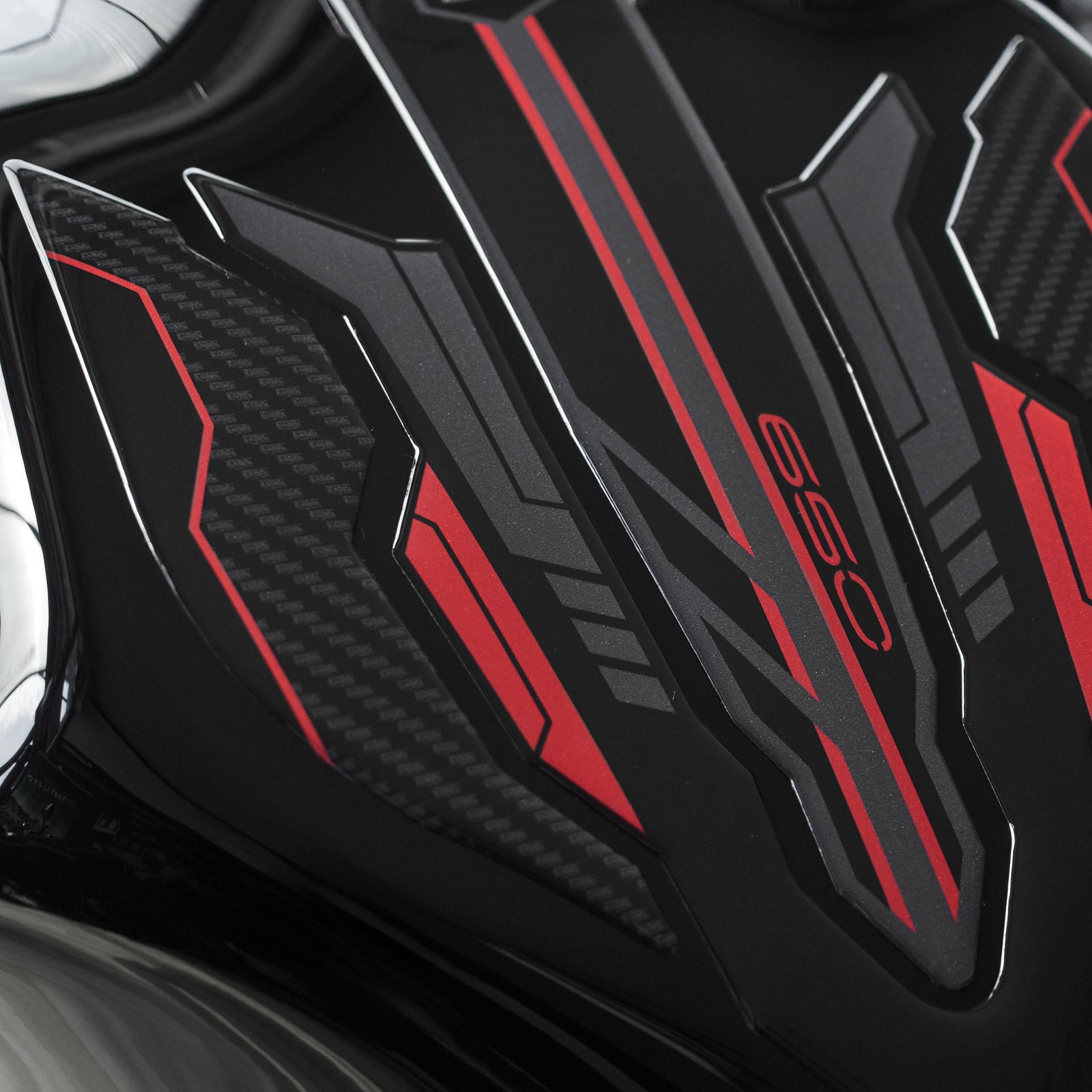 Resin Bike 3D Motorcycle Stickers - Tank Pad | Kawasaki Z 650 2021>2025 -   Pyramid Motorcycle Accessories