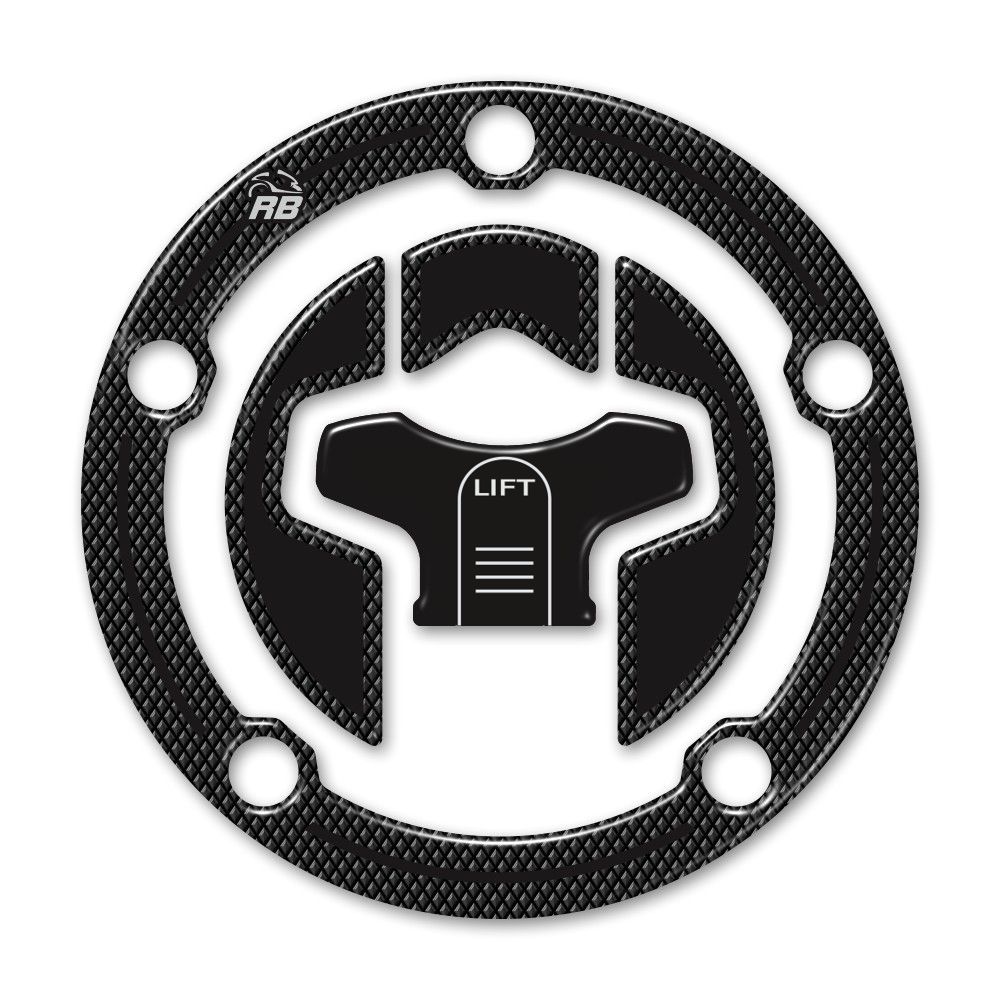 Resin Bike 3D Motorcycle Stickers - Fuel Cap | Suzuki GSX 1250 FA 2002 RB-B66239W1 -   Pyramid Motorcycle Accessories
