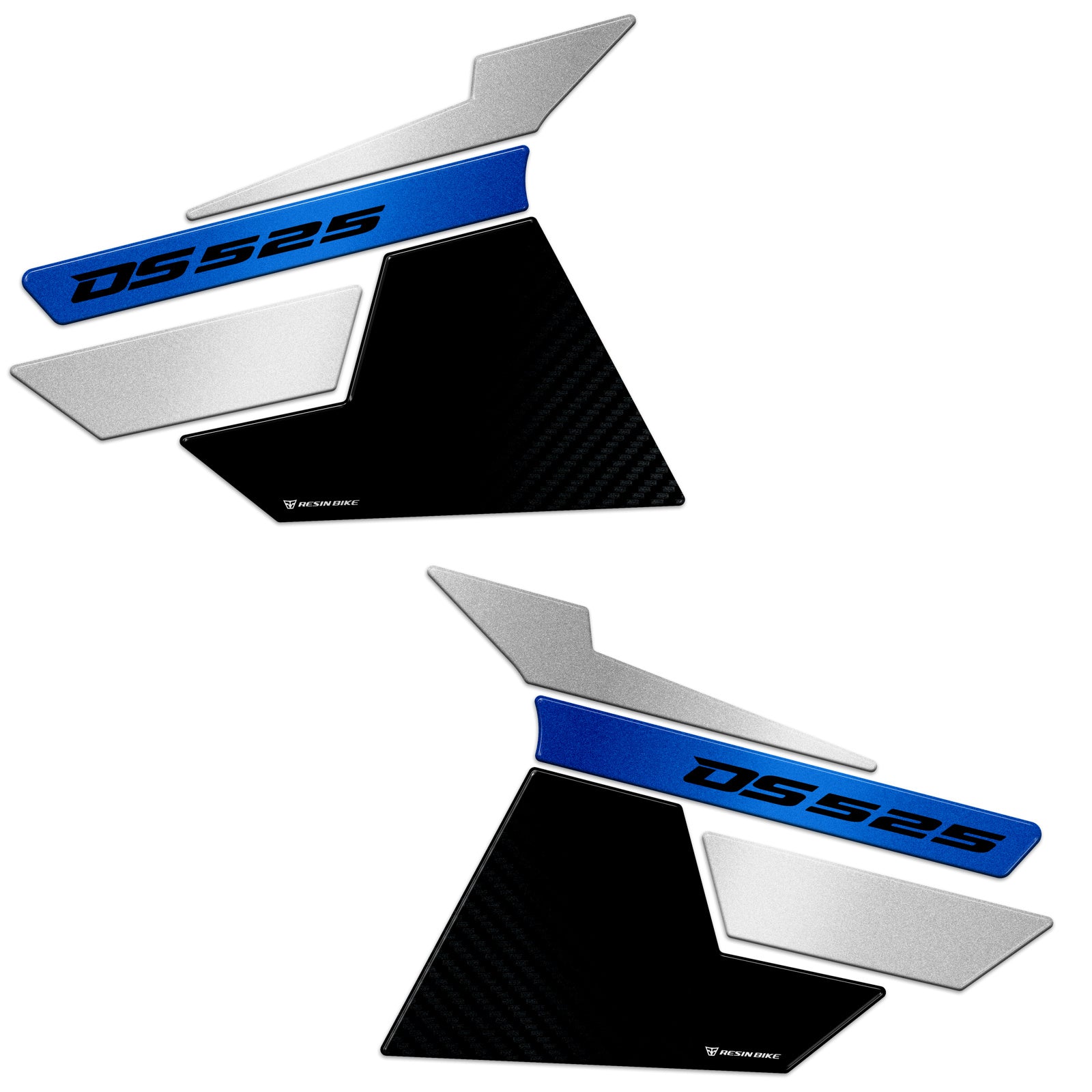 Resin Bike 3D Motorcycle Stickers - Tank Sides | Voge DS525X 2023>2025 RB-1000719700009 -   Pyramid Motorcycle Accessories