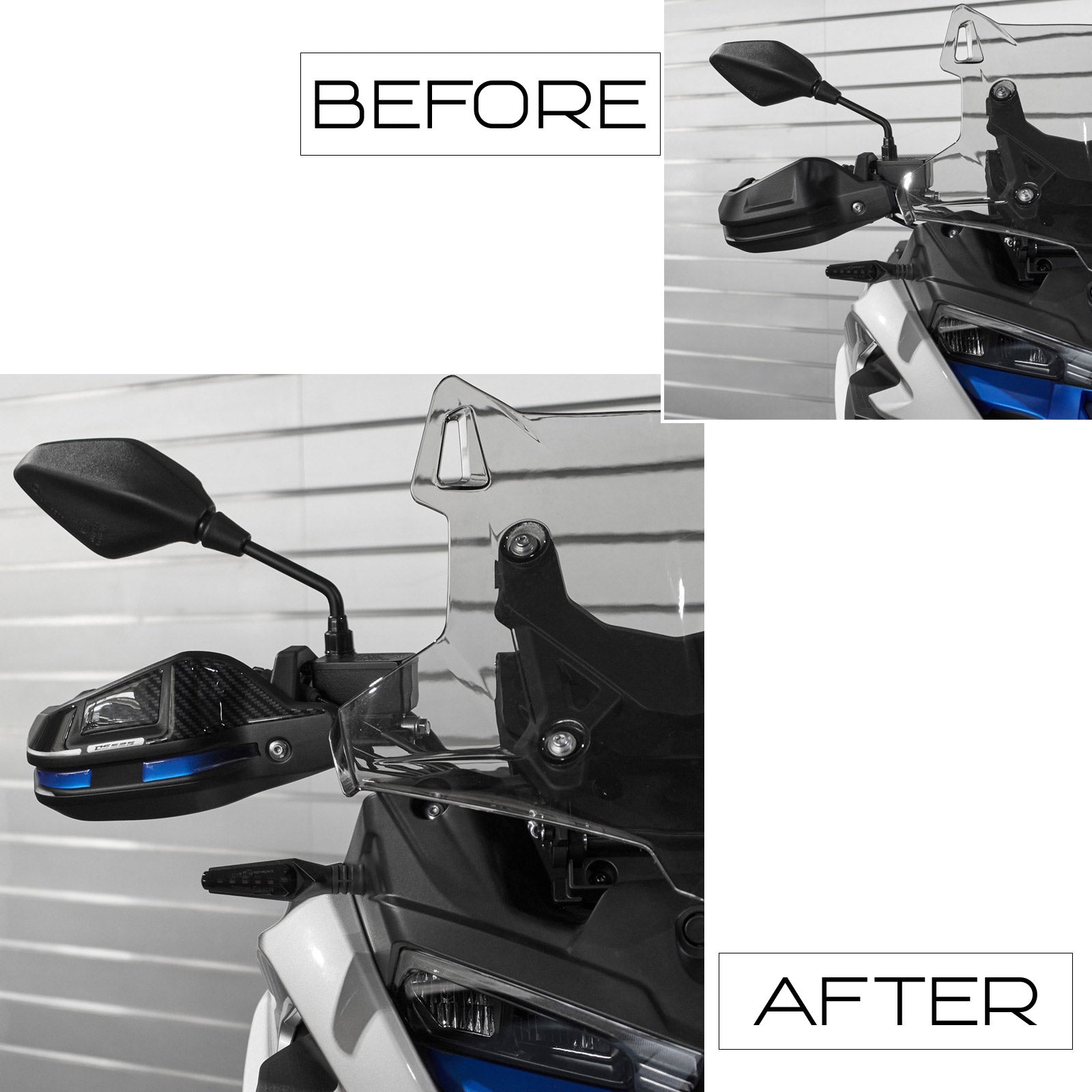 Resin Bike 3D Motorcycle Stickers - Handguards | Voge DS525X 2023>2025 RB-1000720000006 -   Pyramid Motorcycle Accessories