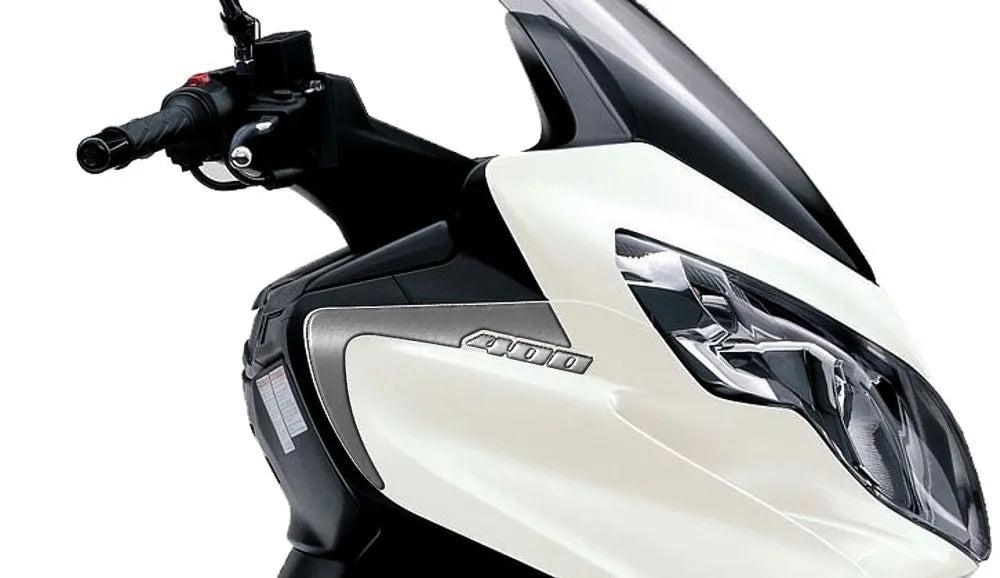 Resin Bike 3D Motorcycle Stickers - Beak | Suzuki Burgman 400 2006>2007 -   Pyramid Motorcycle Accessories