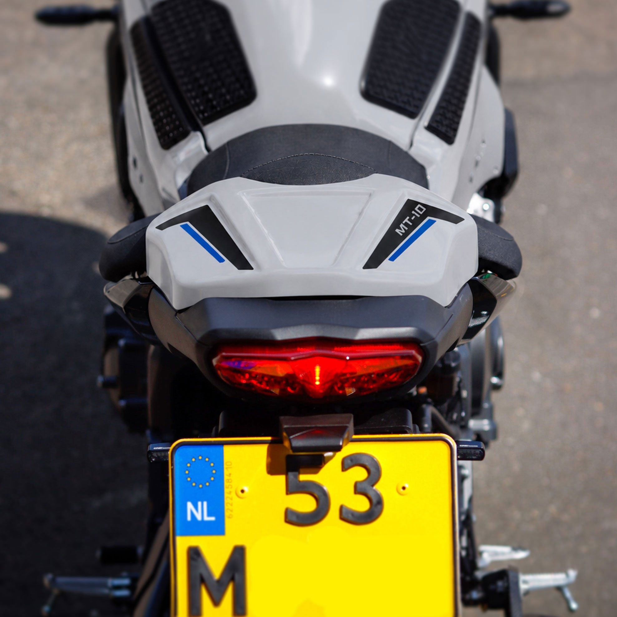 Pyramid Seat Cowl | Ice Storm | Yamaha MT-10 2025>Current -   Pyramid Motorcycle Accessories