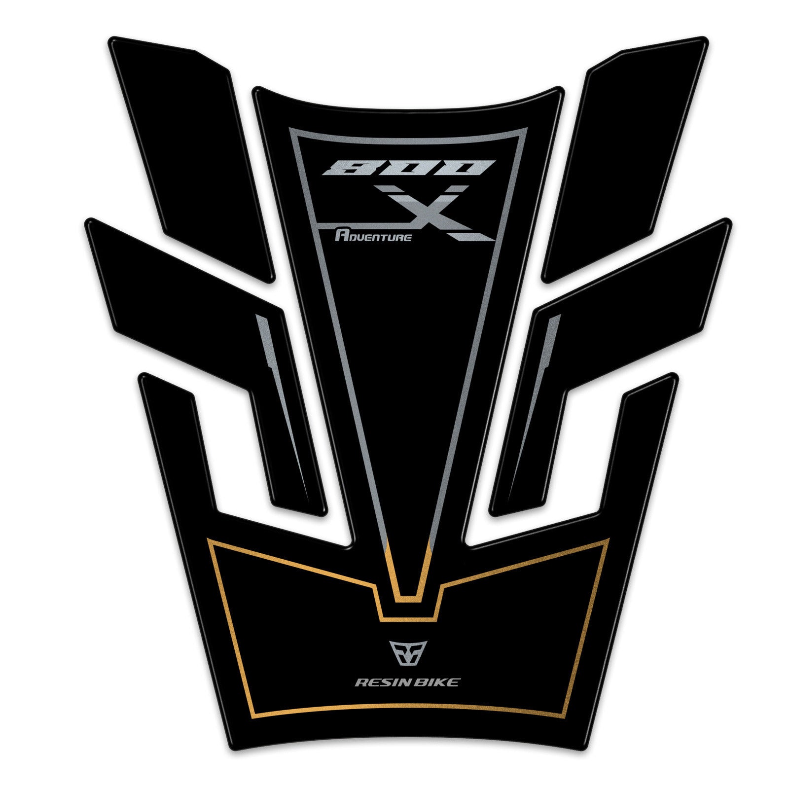 Resin Bike 3D Motorcycle Stickers - Tank Pad | Kove 800X 2024>2026 RB-1000720500001 -   Pyramid Motorcycle Accessories