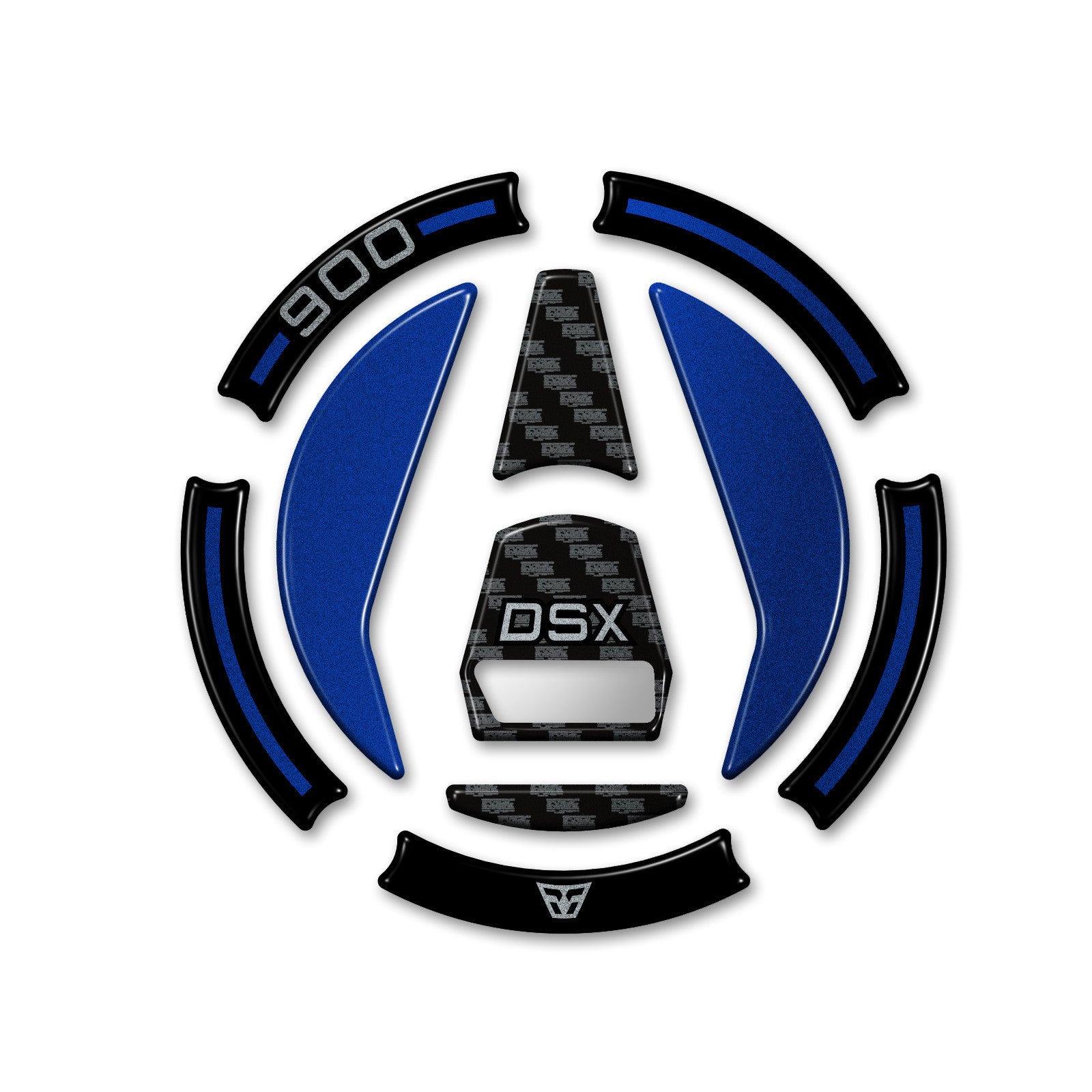 Resin Bike 3D Motorcycle Stickers - Fuel Cap | Voge DS900X 2023>2025 -   Pyramid Motorcycle Accessories
