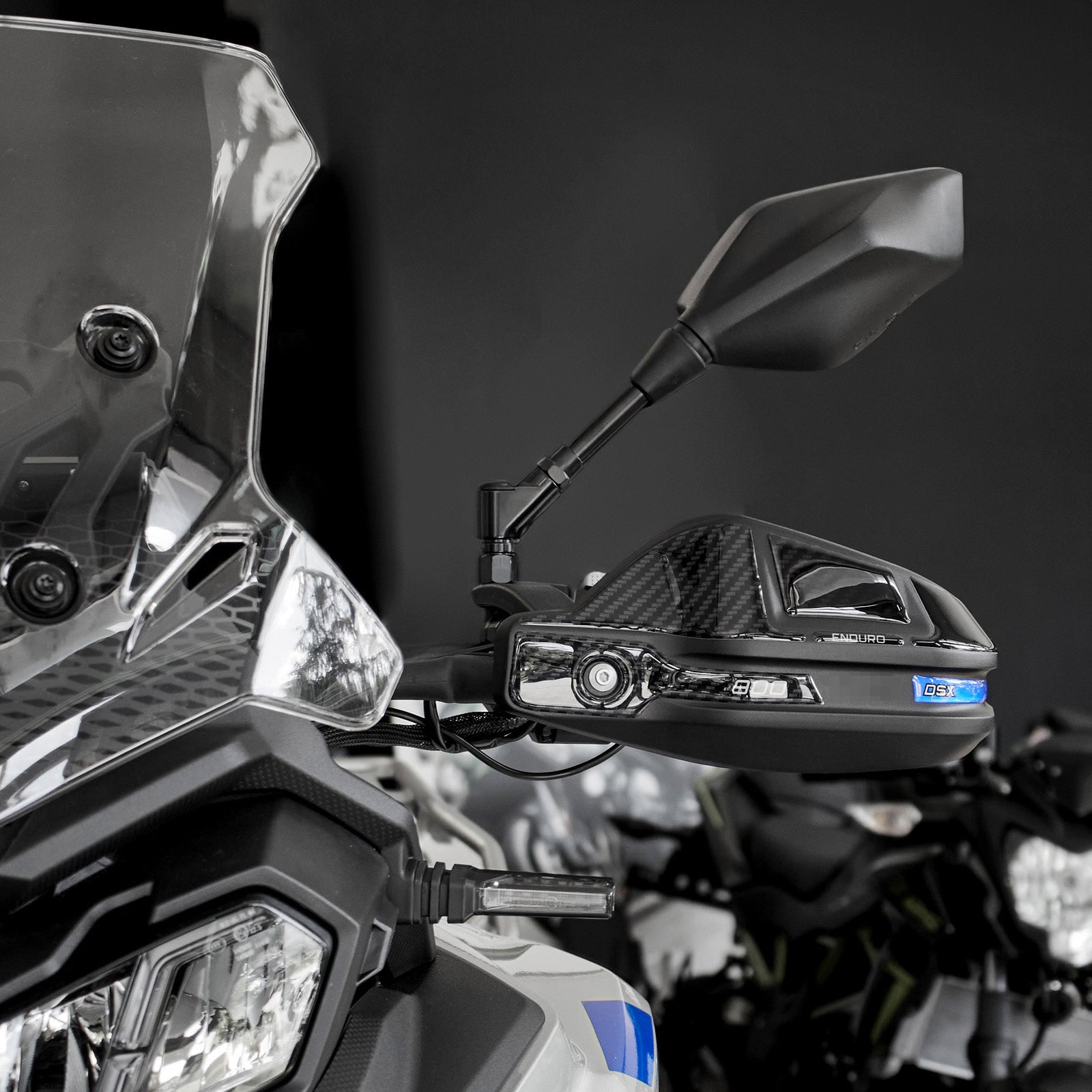 Resin Bike 3D Motorcycle Stickers - Handguards | Voge DS900X 2023>2025 -   Pyramid Motorcycle Accessories